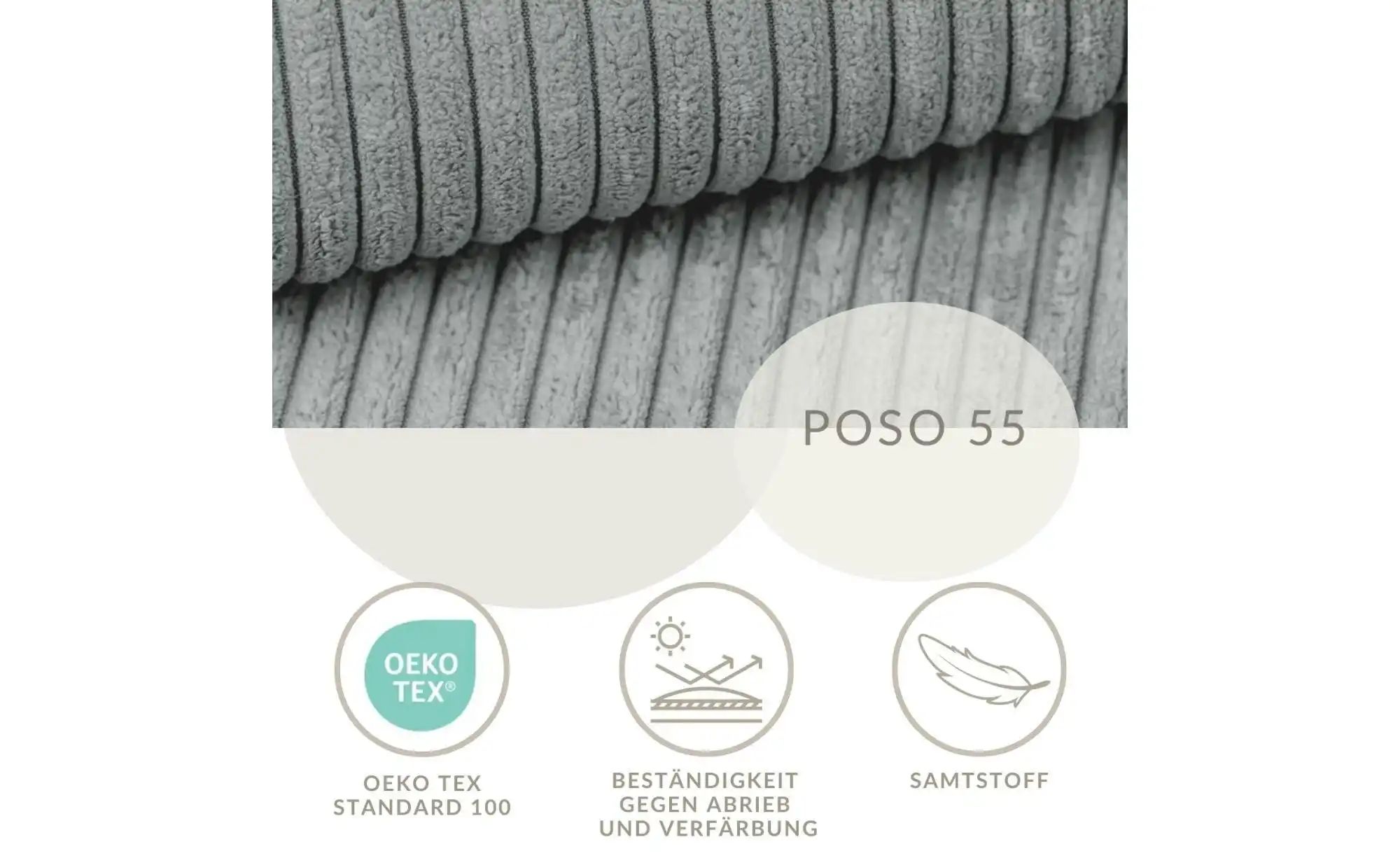 Ecksofa  Conrad ¦ grau ¦ Maße (cm): B: 277 H: 100 Polstermöbel > Sofas > Ec günstig online kaufen