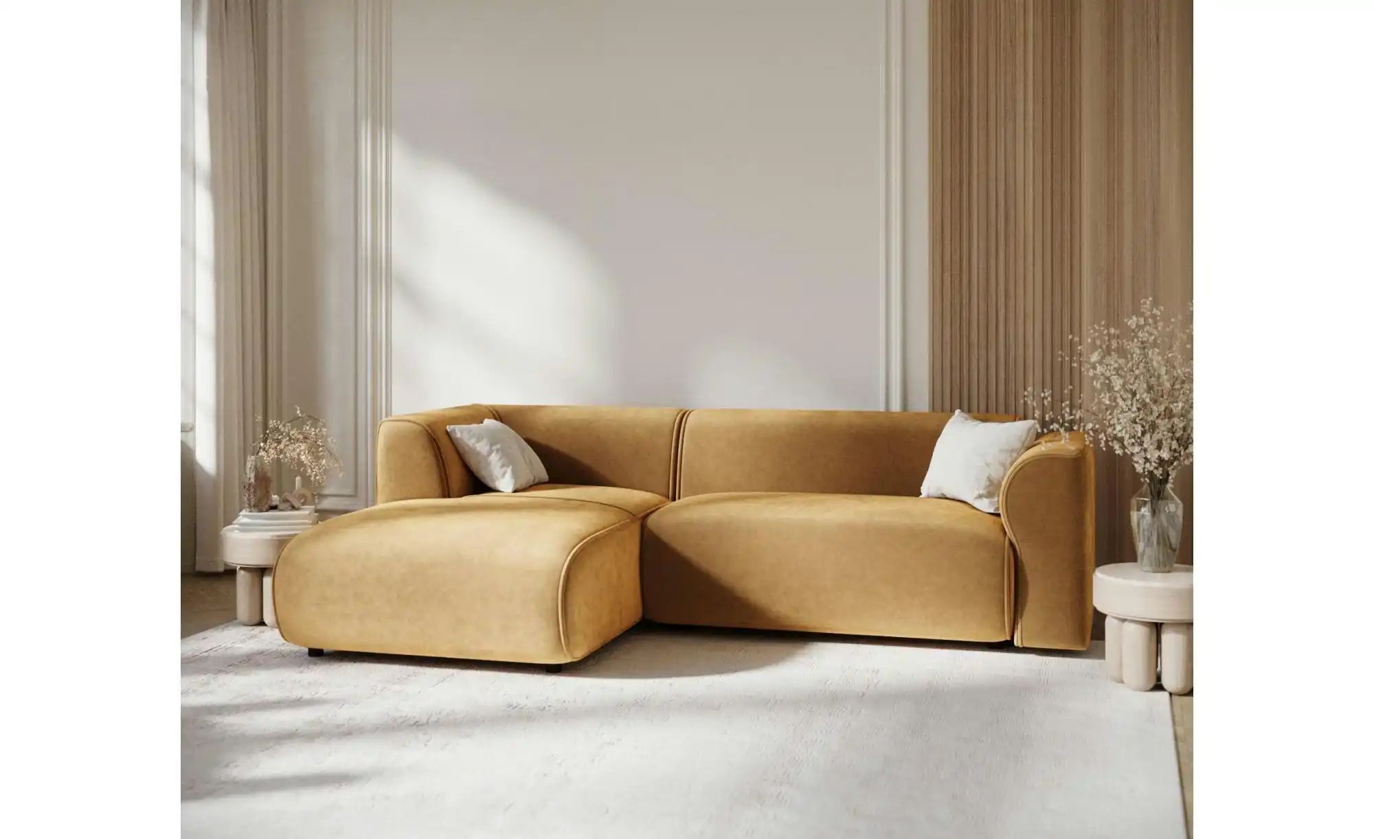 Thumbnail - Ecksofa Melani ¦ grau ¦ Maße (cm): B: 256 H: 69 Polstermöbel > Sofas > Ecksofas - Höffner