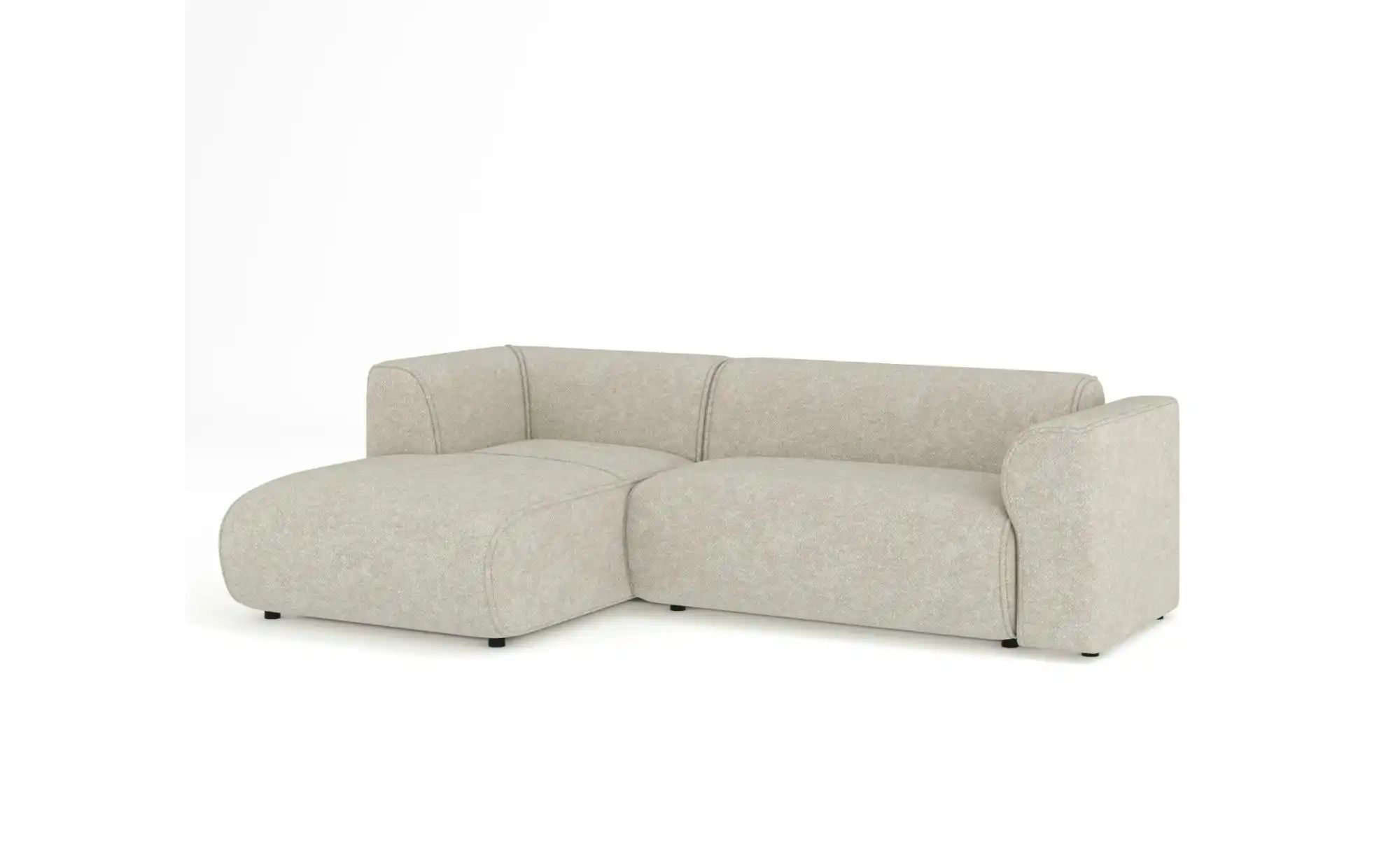 Ecksofa  Melani ¦ grau ¦ Maße (cm): B: 256 H: 69 Polstermöbel > Sofas > Eck günstig online kaufen