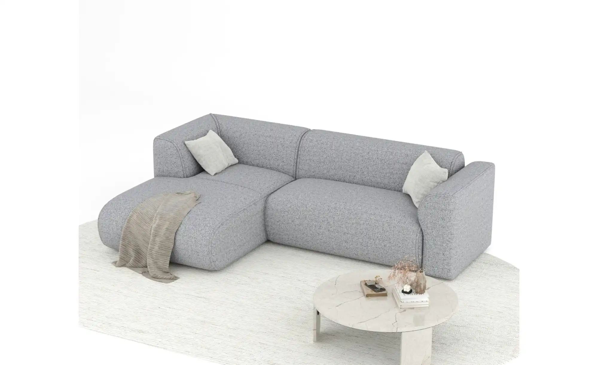 Thumbnail - Ecksofa  Melani ¦ kupfer ¦ Maße (cm): B: 256 H: 69 Polstermöbel > Sofas > Ecksofas - Höffner