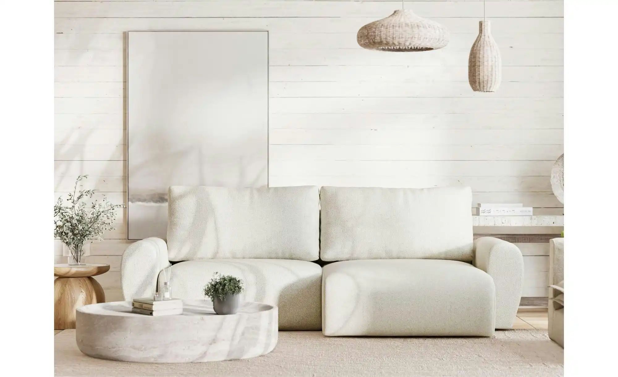 Thumbnail - Ecksofa Numba ¦ creme ¦ Maße (cm): B: 253 H: 88 Polstermöbel > Sofas > 3-Sitzer - Höffner