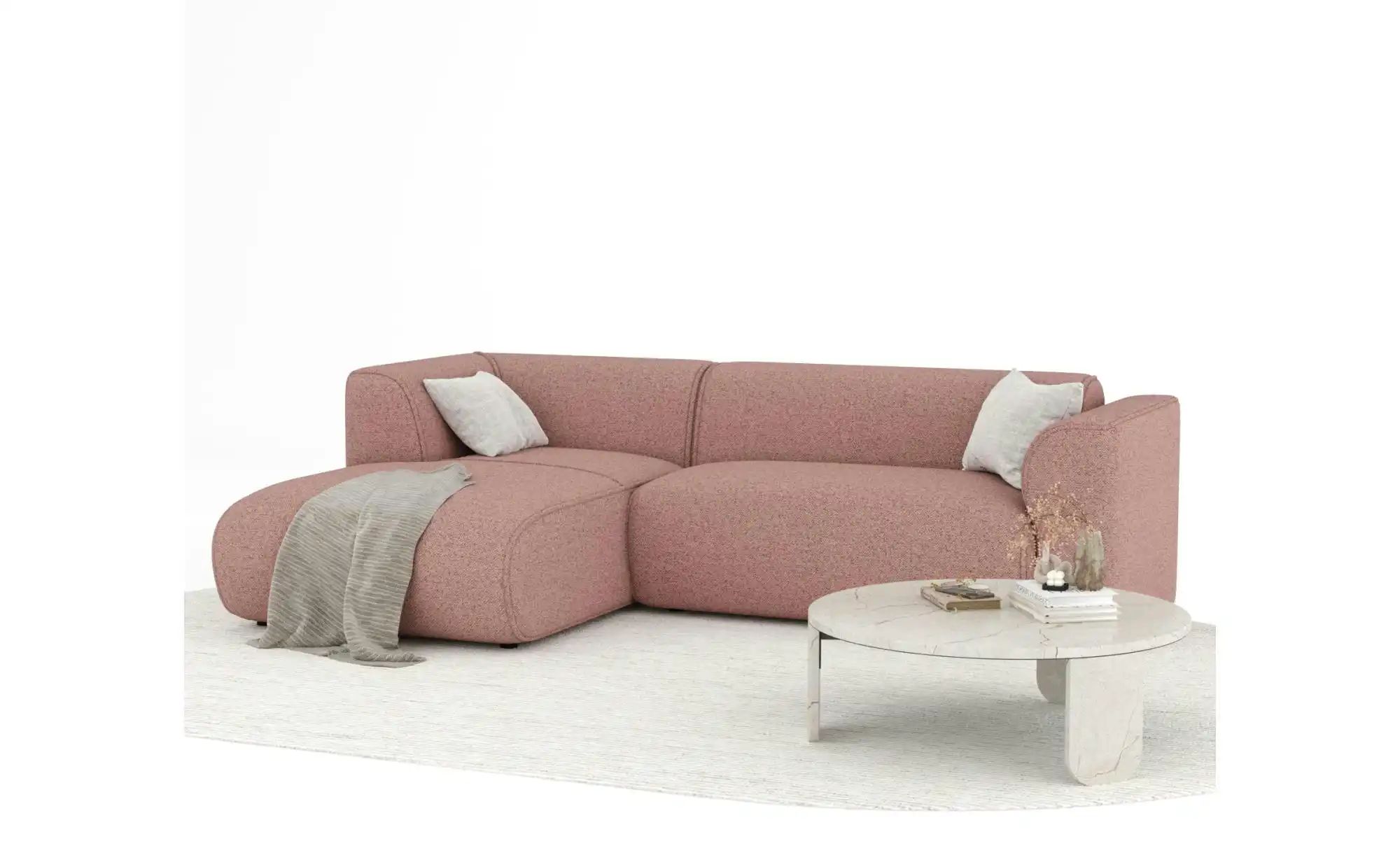 Ecksofa  Melani ¦ grau ¦ Maße (cm): B: 256 H: 69 Polstermöbel > Sofas > Eck günstig online kaufen