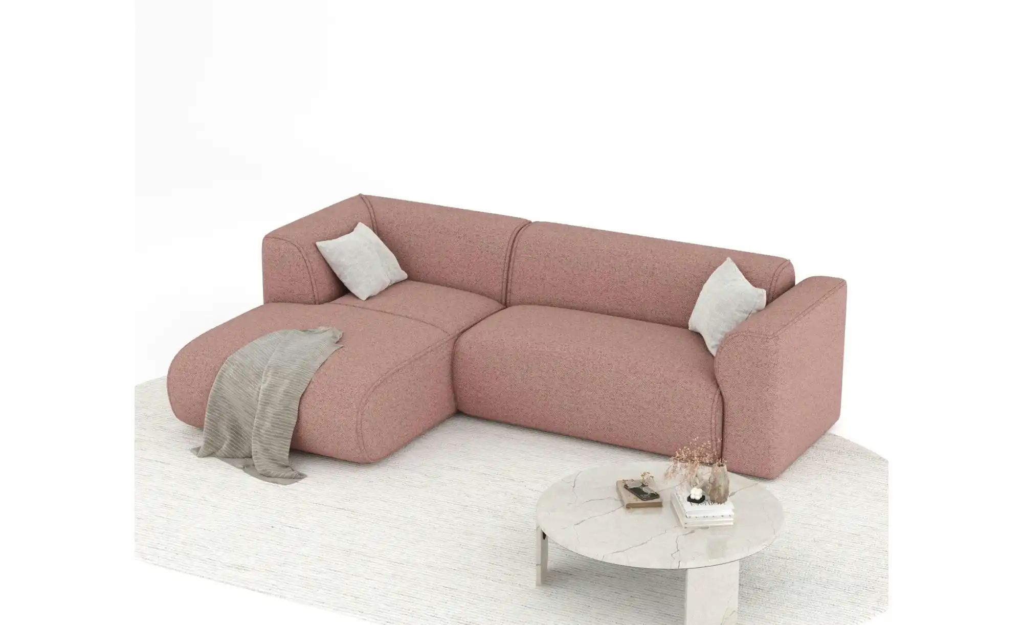 Thumbnail - Ecksofa  Melani ¦ grau ¦ Maße (cm): B: 256 H: 69 Polstermöbel > Sofas > Ecksofas - Höffner