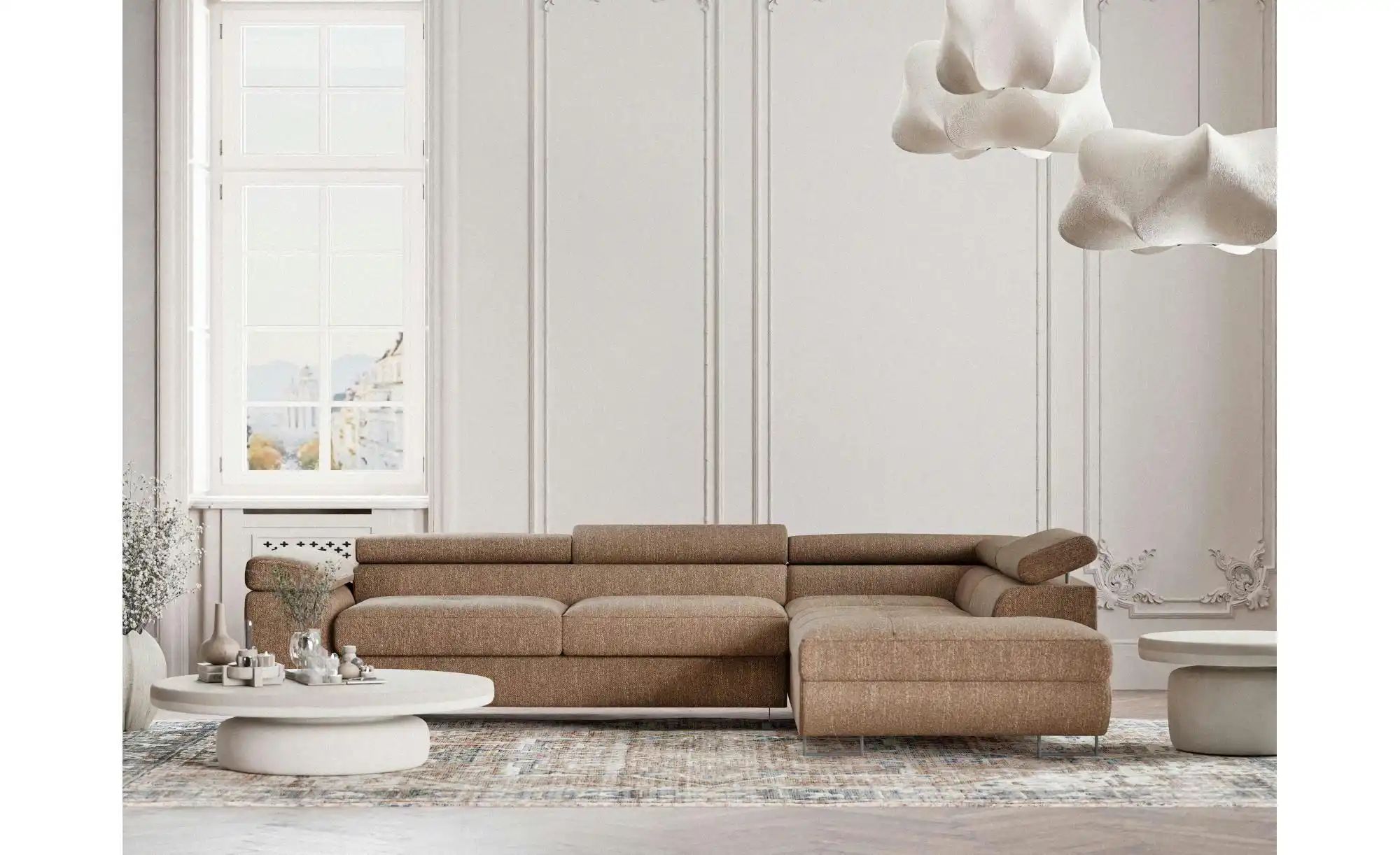 Ecksofa  Concord ¦ braun ¦ Maße (cm): B: 277 H: 100 Polstermöbel > Sofas > günstig online kaufen