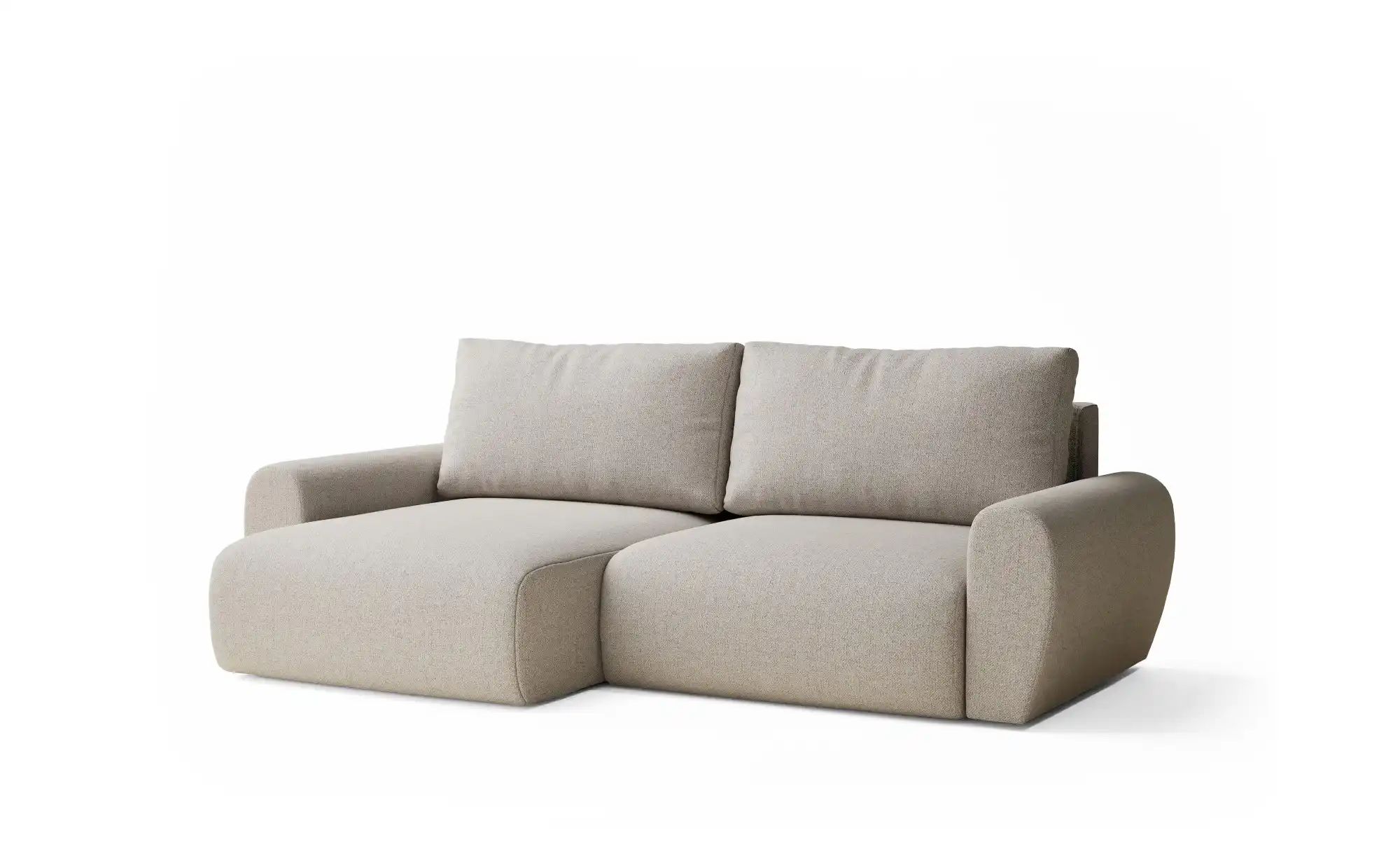 Ecksofa  Numba ¦ creme ¦ Maße (cm): B: 253 H: 88 Polstermöbel > Sofas > 3-S günstig online kaufen