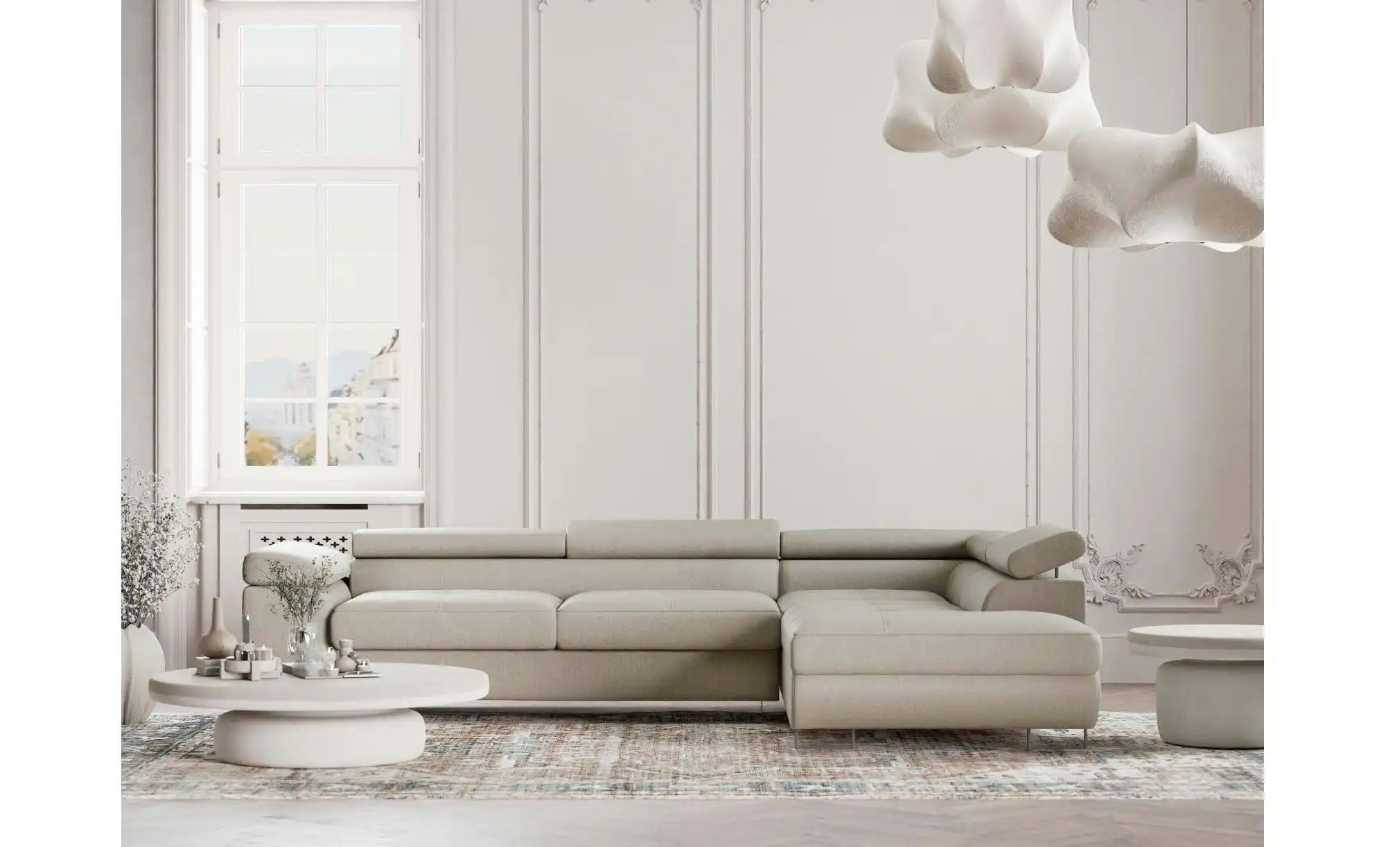 Thumbnail - Ecksofa Concord ¦ beige ¦ Maße (cm): B: 277 H: 100 Polstermöbel > Sofas > Ecksofas - Höffner