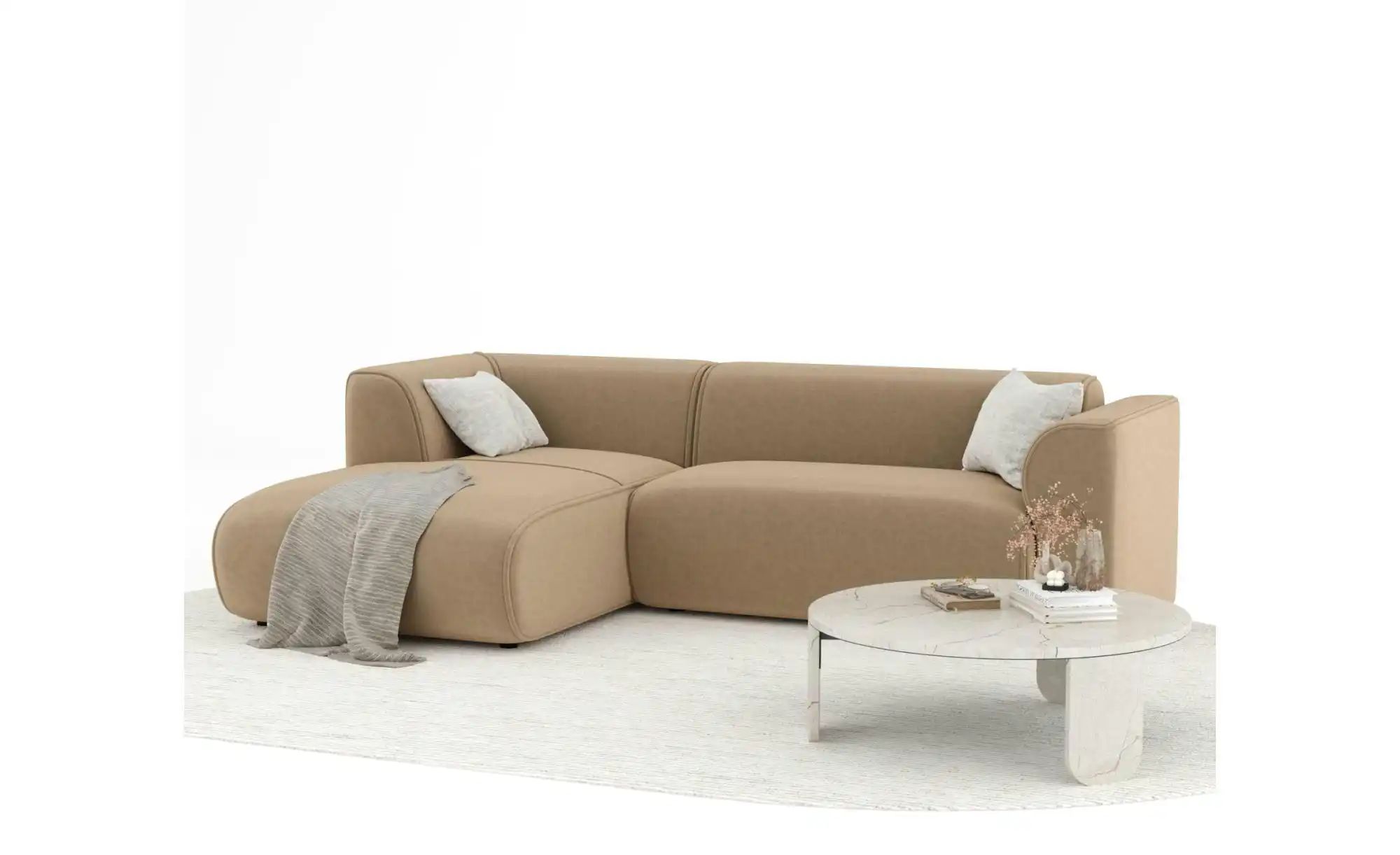 Thumbnail - Ecksofa Melani ¦ beige ¦ Maße (cm): B: 256 H: 69 Polstermöbel > Sofas > Ecksofas - Höffner