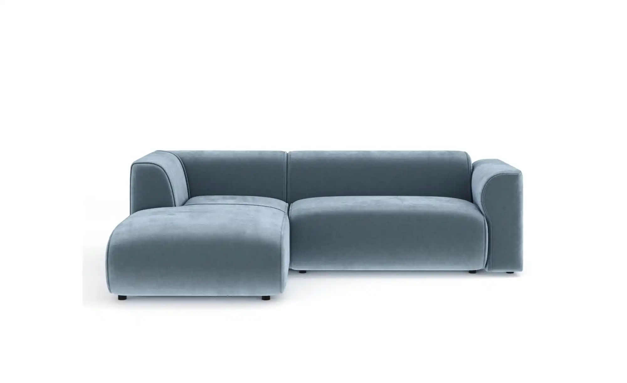 Ecksofa  Melani ¦ grau ¦ Maße (cm): B: 256 H: 69 Polstermöbel > Sofas > Eck günstig online kaufen