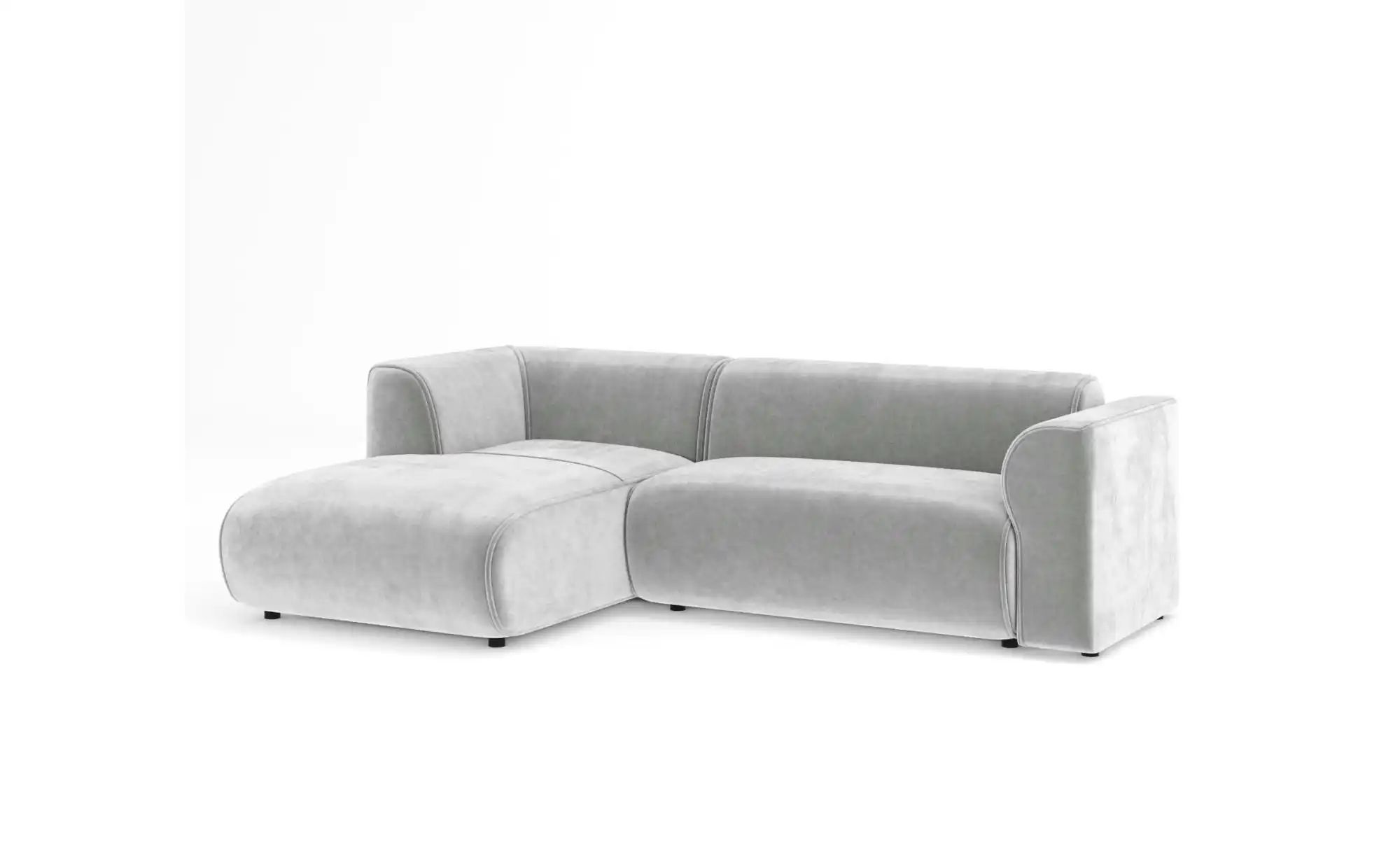 Ecksofa  Melani ¦ blau ¦ Maße (cm): B: 256 H: 69 Polstermöbel > Sofas > Eck günstig online kaufen