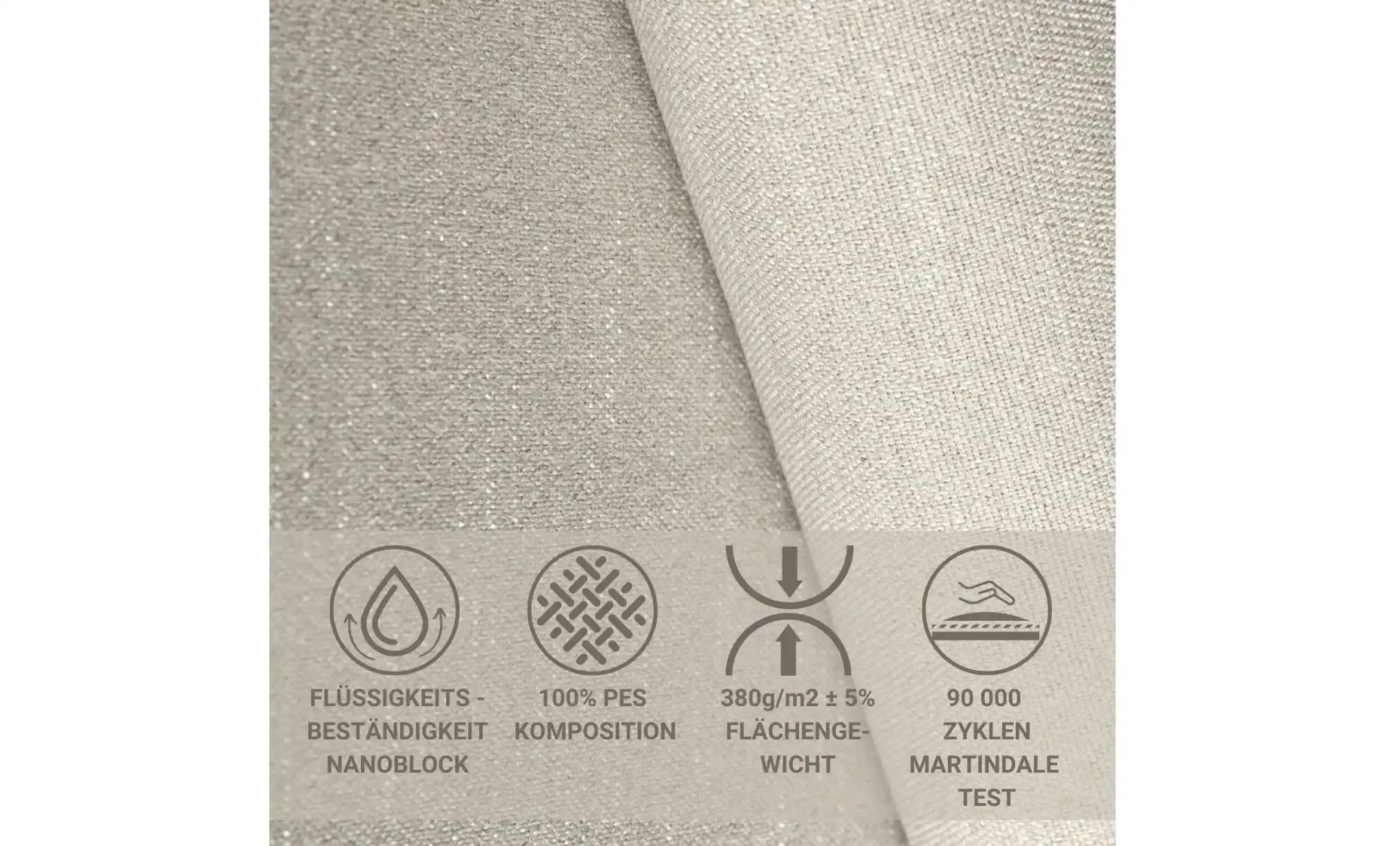 Thumbnail - Ecksofa  Concord ¦ beige ¦ Maße (cm): B: 277 H: 100 Polstermöbel > Sofas > Ecksofas - Höffner