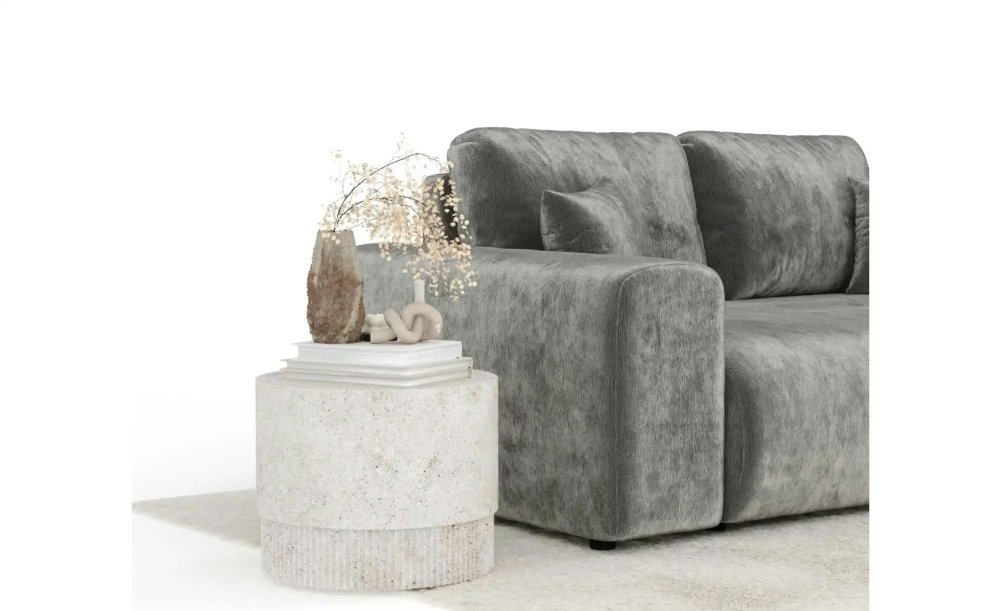 Thumbnail - Einzelsofa  Zanzibar ¦ grau ¦ Maße (cm): B: 178 H: 79 Polstermöbel > Sofas > 2-Sitzer - Höffner