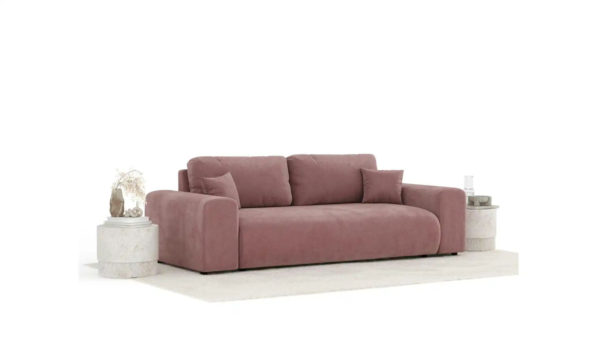Einzelsofa   ¦ rosa/pink ¦ Maße (cm): B: 213 H: 79 Polstermöbel > Sofas > 3 günstig online kaufen