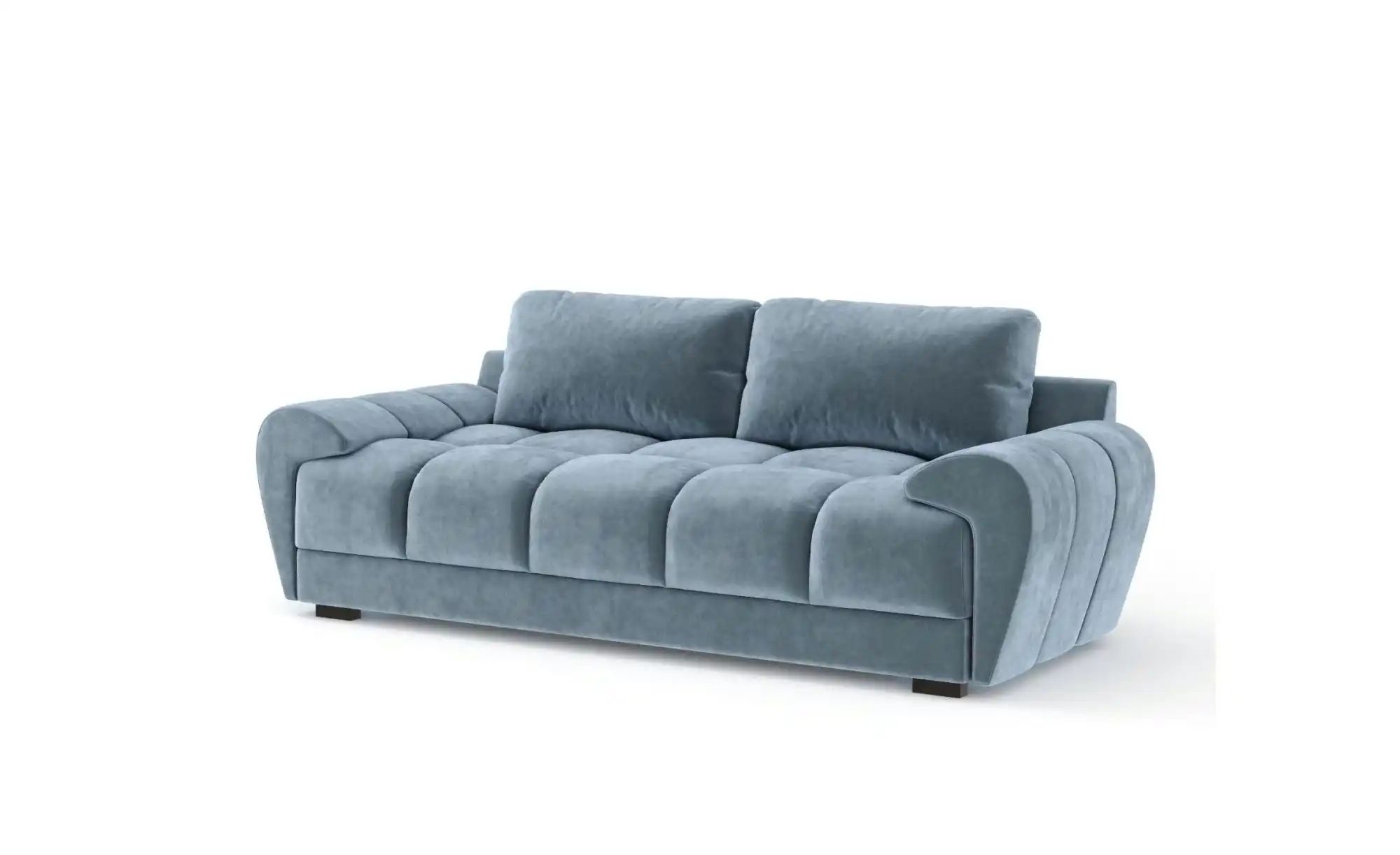 Einzelsofa   ¦ blau ¦ Maße (cm): B: 244 H: 90 Polstermöbel > Sofas > 3-Sitz günstig online kaufen