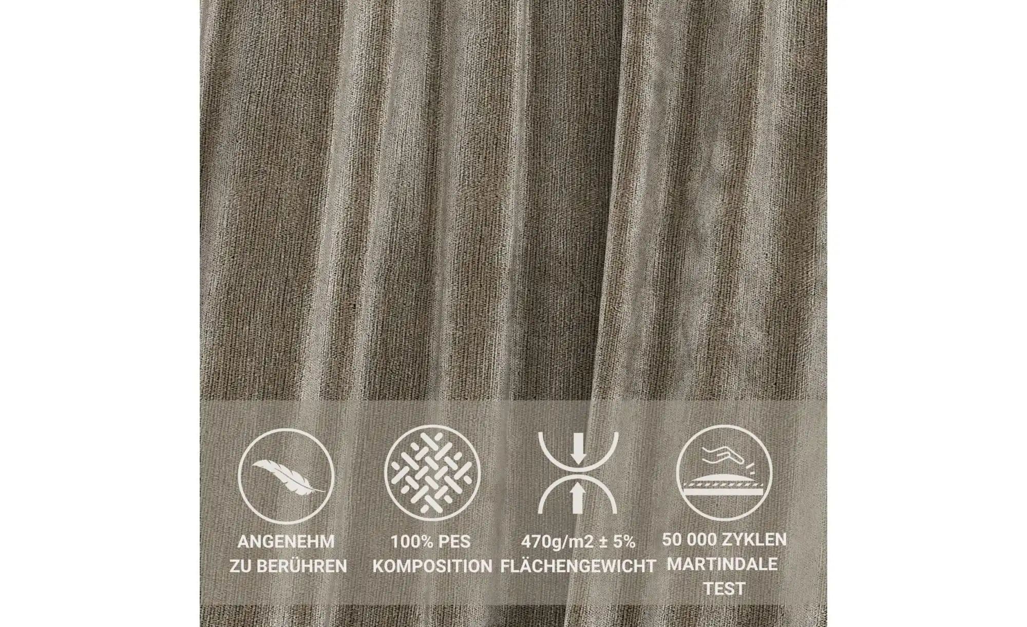 Thumbnail - Einzelsofa  Zanzibar ¦ beige ¦ Maße (cm): B: 213 H: 79 Polstermöbel > Sofas > 3-Sitzer - Höffner