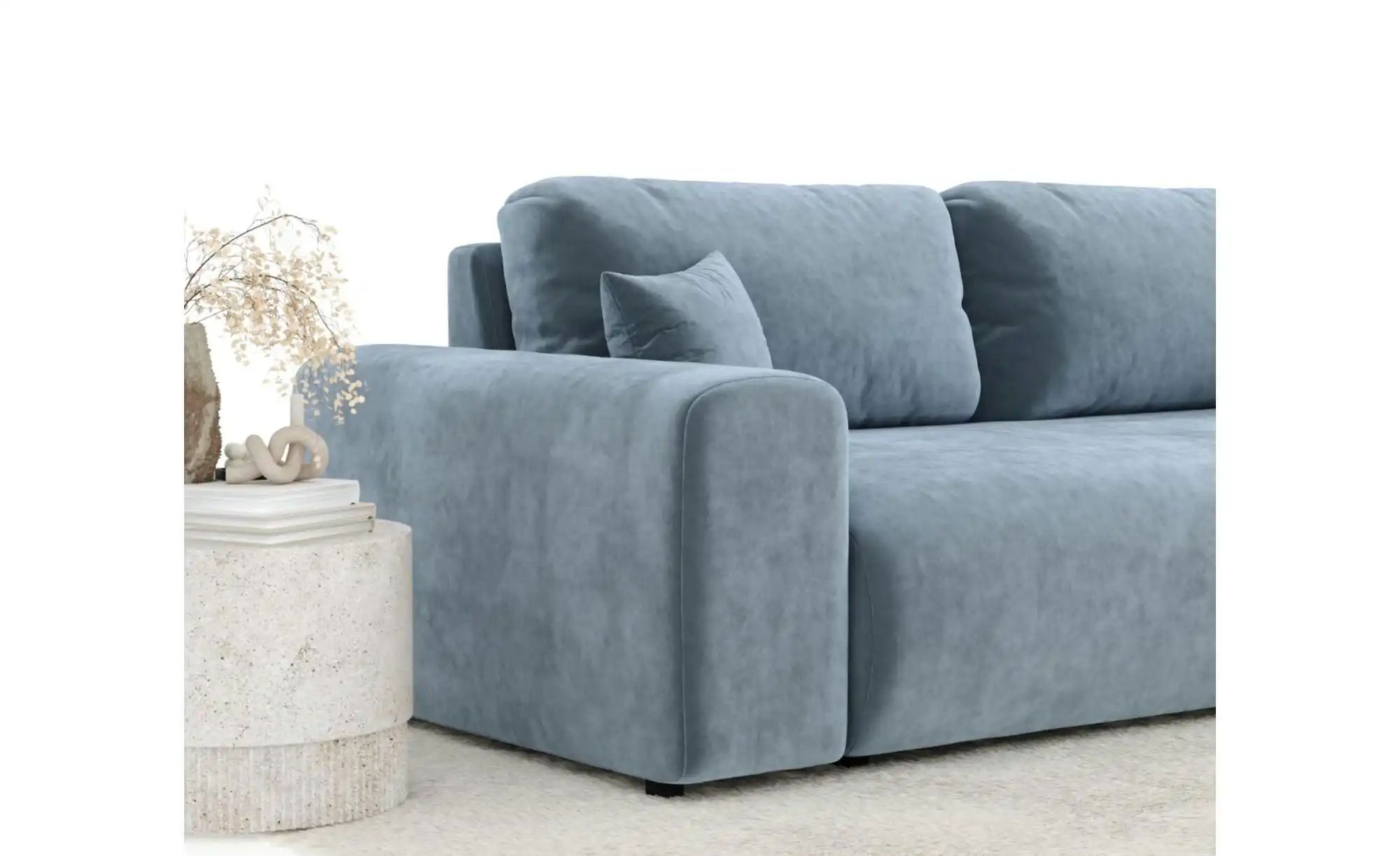 Einzelsofa  Zanzibar ¦ blau ¦ Maße (cm): B: 213 H: 79 Polstermöbel > Sofas günstig online kaufen