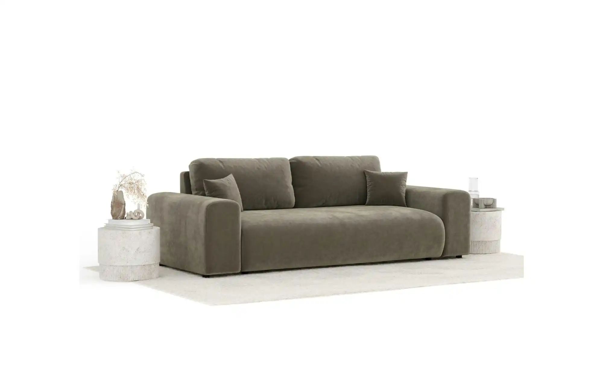 Einzelsofa  Zanzibar ¦ braun ¦ Maße (cm): B: 213 H: 79 Polstermöbel > Sofas günstig online kaufen