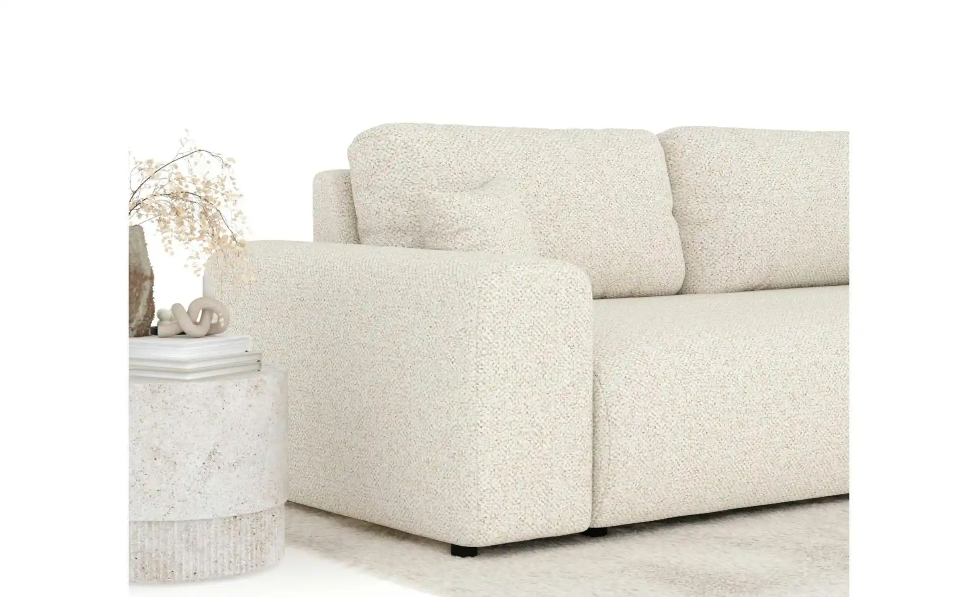 Einzelsofa   ¦ creme ¦ Maße (cm): B: 213 H: 79 Polstermöbel > Sofas > 3-Sit günstig online kaufen