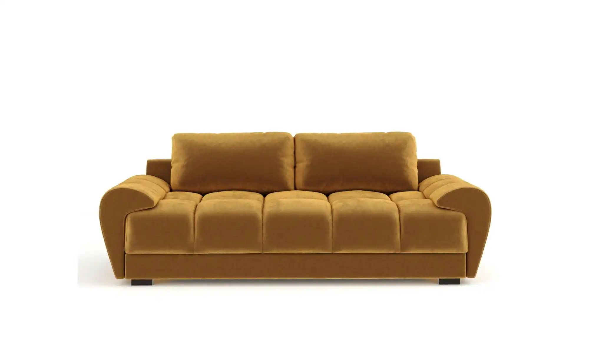 Einzelsofa  Peebles ¦ gold ¦ Maße (cm): B: 244 H: 90 Polstermöbel > Sofas > günstig online kaufen