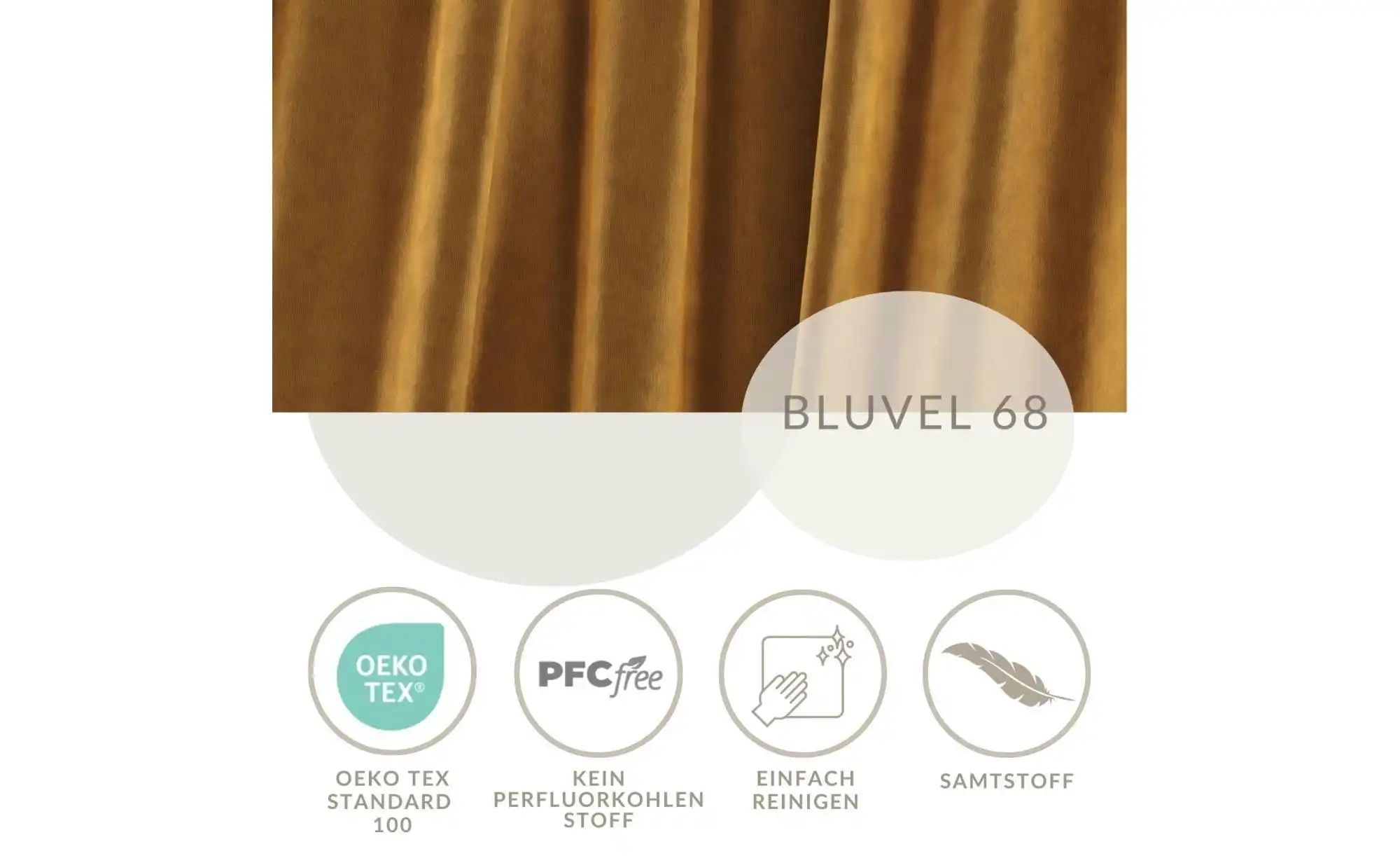 Einzelsofa  Peebles ¦ gold ¦ Maße (cm): B: 244 H: 90 Polstermöbel > Sofas > günstig online kaufen