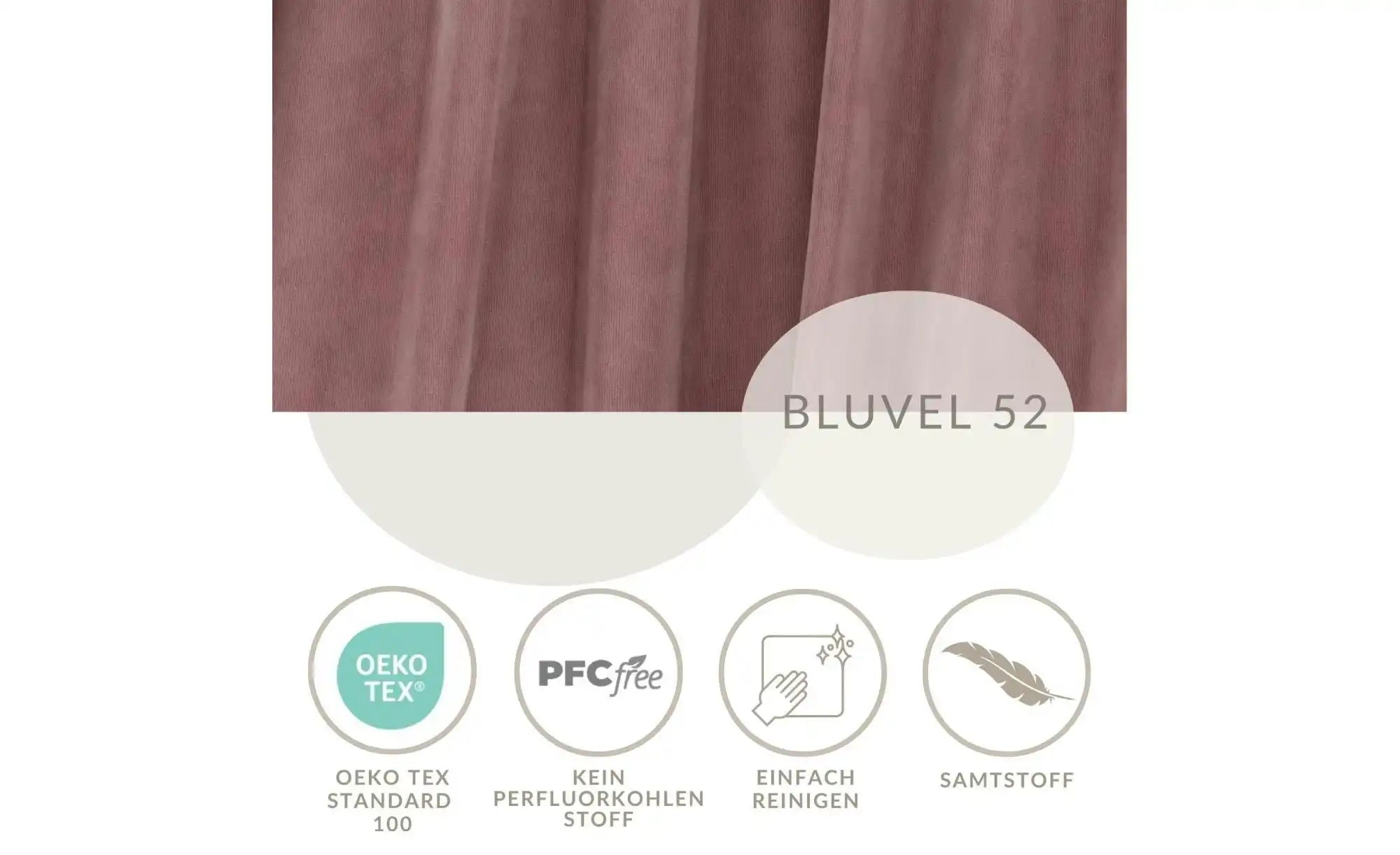 Thumbnail - Einzelsofa  Peebles ¦ rosa/pink ¦ Maße (cm): B: 244 H: 90 Polstermöbel > Sofas > 3-Sitzer - Höffner