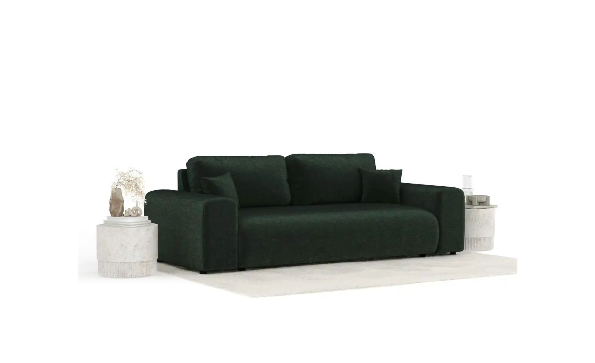 Einzelsofa   ¦ grün ¦ Maße (cm): B: 213 H: 79 Polstermöbel > Sofas > 3-Sitz günstig online kaufen