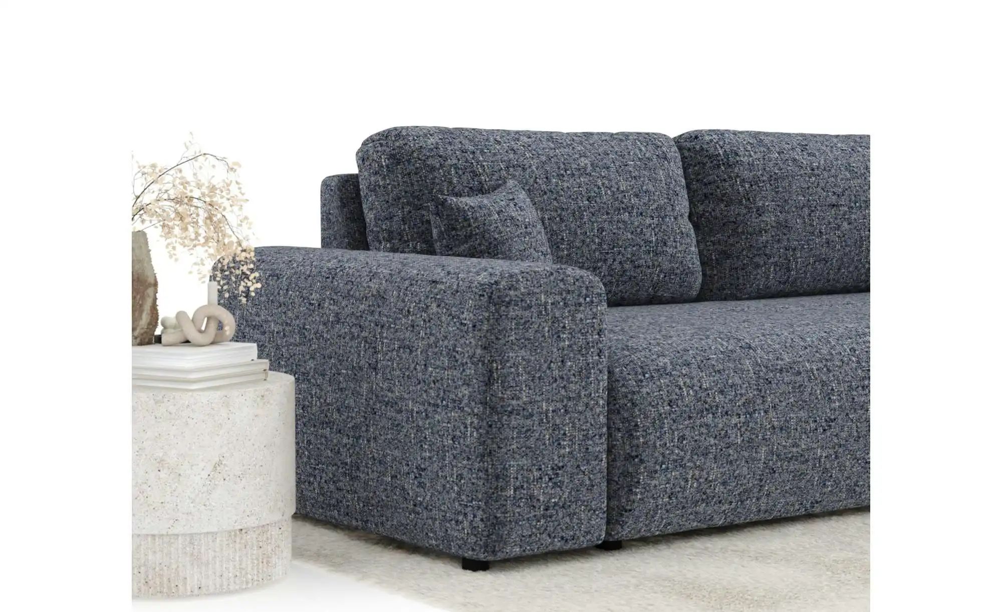 Einzelsofa   ¦ blau ¦ Maße (cm): B: 213 H: 79 Polstermöbel > Sofas > 3-Sitz günstig online kaufen