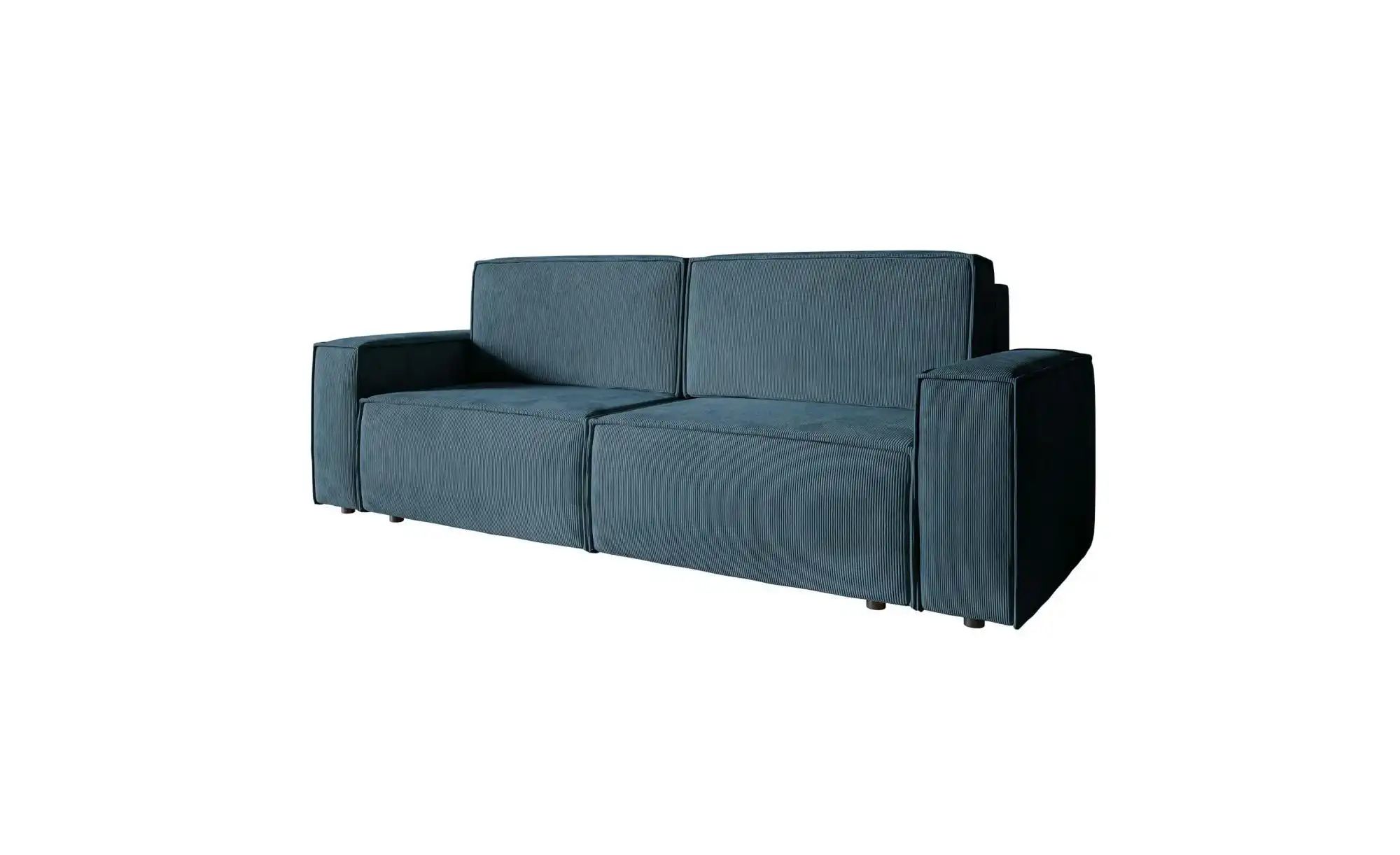 Thumbnail - Selsey Schlafsofa Copertino ¦ blau ¦ Maße (cm): B: 242 H: 84 Polstermöbel > Sofas > 3-Sitzer - Höffner