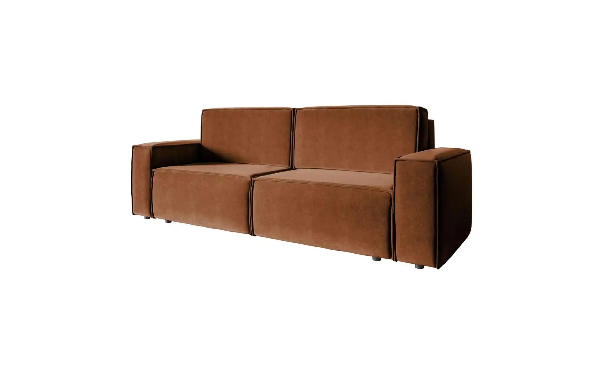 Thumbnail - Selsey Schlafsofa  Copertino ¦ gelb ¦ Maße (cm): B: 242 H: 84 Polstermöbel > Sofas > 3-Sitzer - Höffner