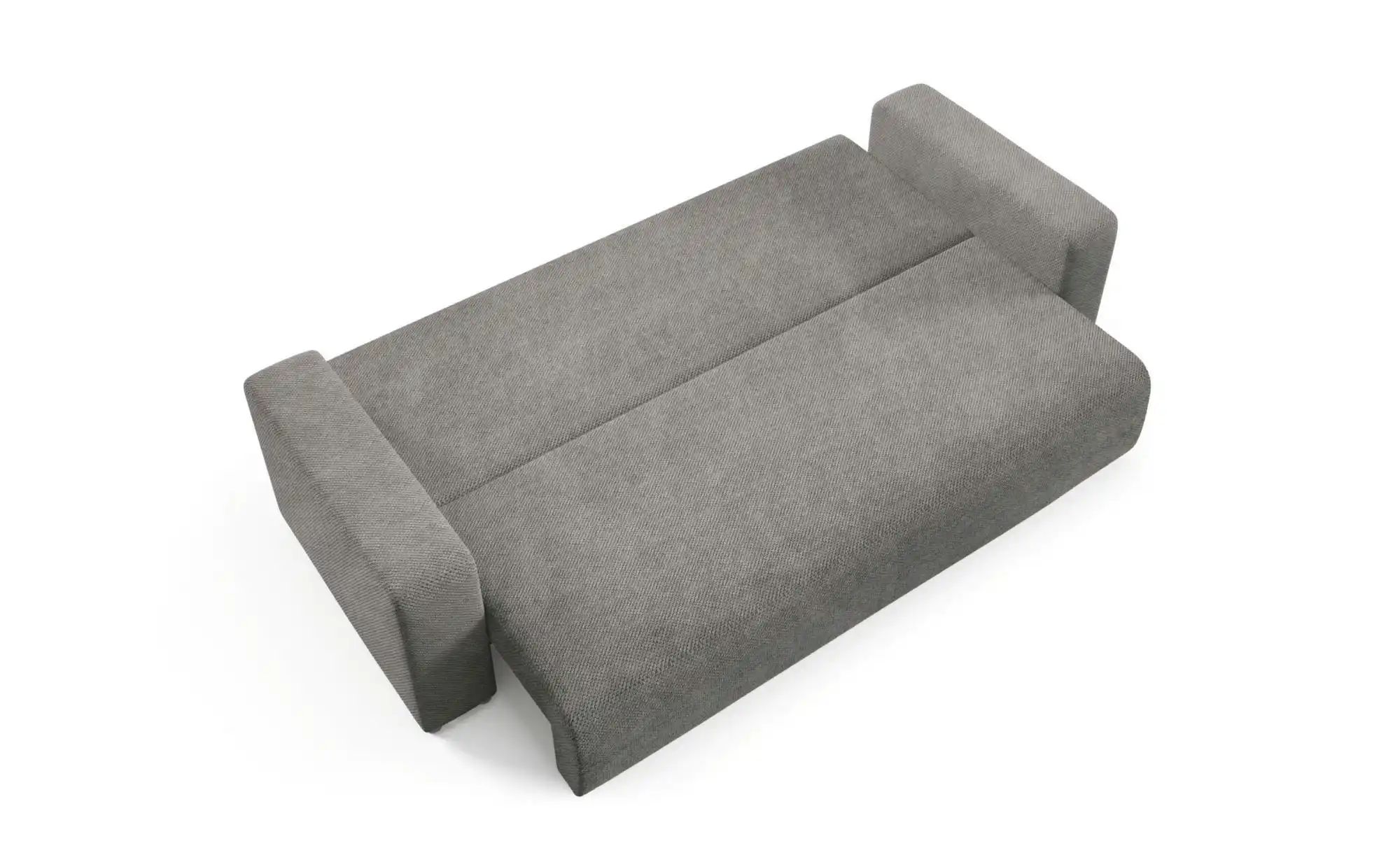 Schlafsofa mit Bettkasten Evora ¦ grau ¦ Maße (cm): B: 247 H: 88 Polstermöb günstig online kaufen