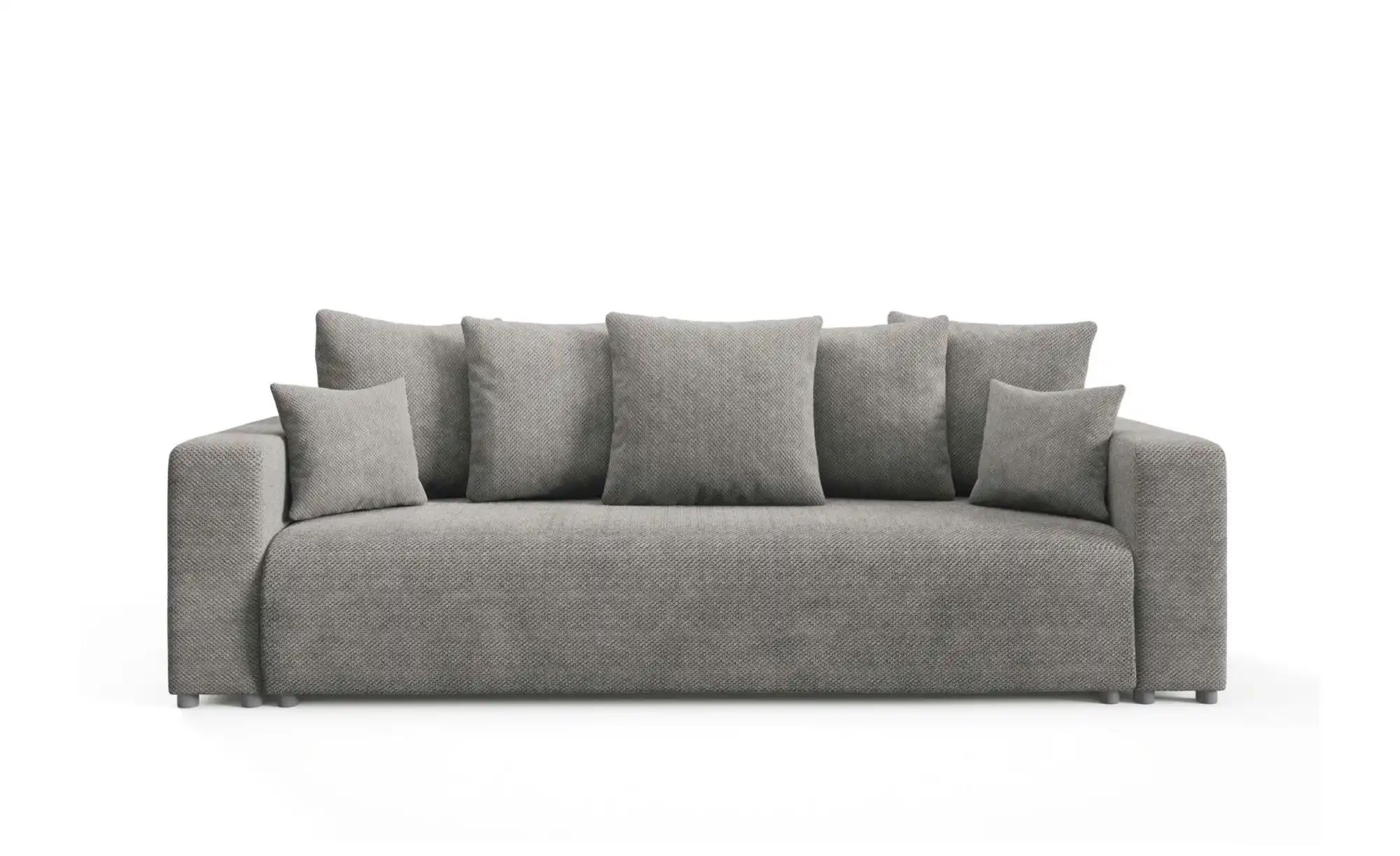 Schlafsofa mit Bettkasten Evora ¦ grau ¦ Maße (cm): B: 247 H: 88 Polstermöb günstig online kaufen