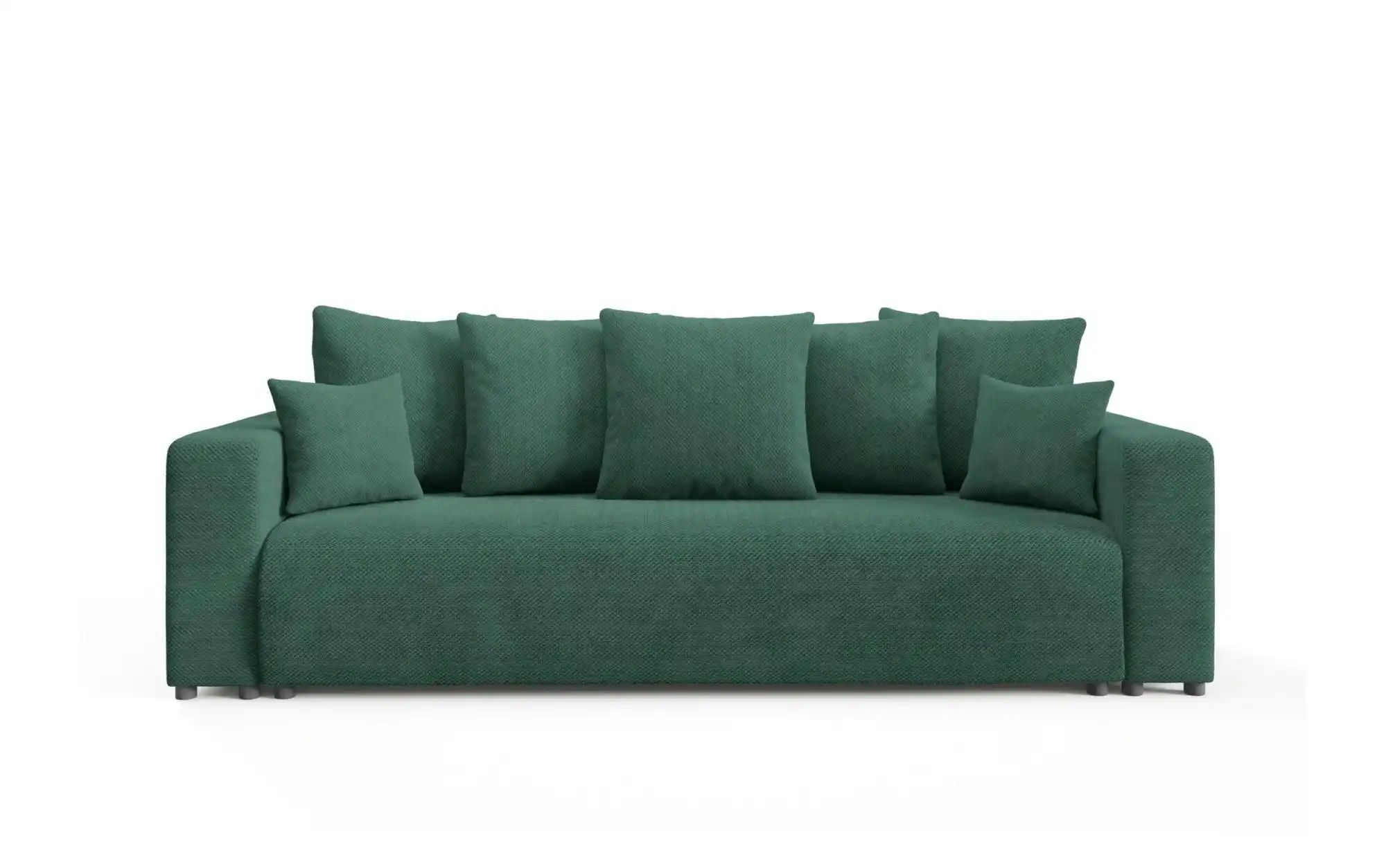 Schlafsofa EVORA Türkis ¦ grün ¦ Maße (cm): B: 247 H: 88 Polstermöbel > S günstig online kaufen