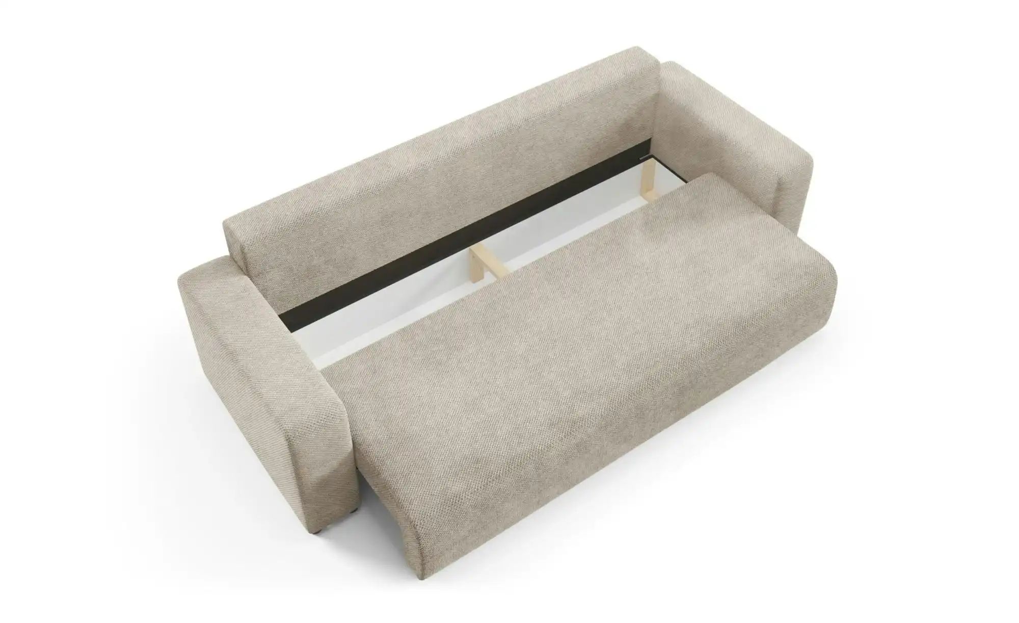 Schlafsofa EVORA Türkis   ¦ beige ¦ Maße (cm): B: 247 H: 88 Polstermöbel > günstig online kaufen