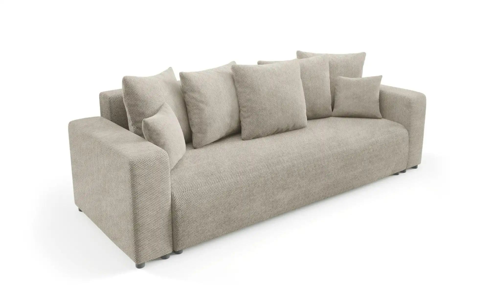 Thumbnail - Schlafsofa mit Bettkasten Evora ¦ beige ¦ Maße (cm): B: 247 H: 88 Polstermöbel > Sofas > Einzelsofas - Höffner