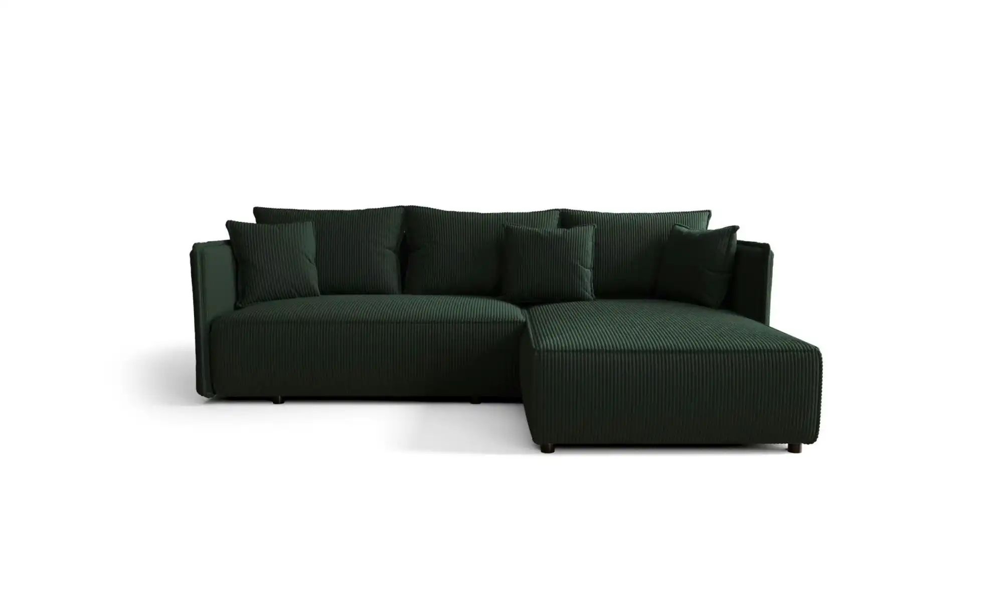 Ecksofa  Milano ¦ grün ¦ Maße (cm): B: 245 H: 85 Polstermöbel > Sofas > Eck günstig online kaufen