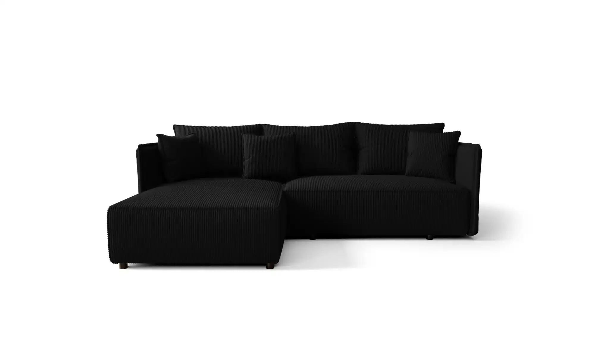 Ecksofa   ¦ schwarz ¦ Maße (cm): B: 245 H: 85 Polstermöbel > Sofas > Ecksof günstig online kaufen