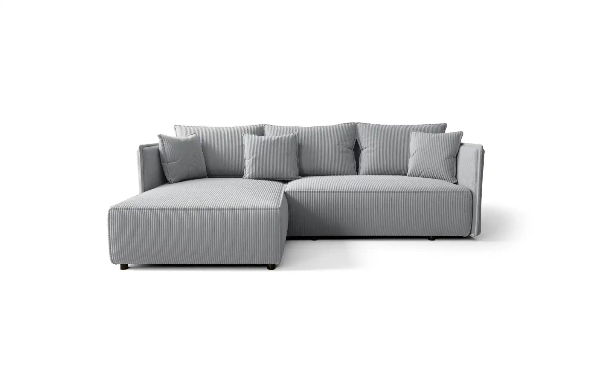 Ecksofa  Milano ¦ grau ¦ Maße (cm): B: 245 H: 85 Polstermöbel > Sofas > 3-S günstig online kaufen