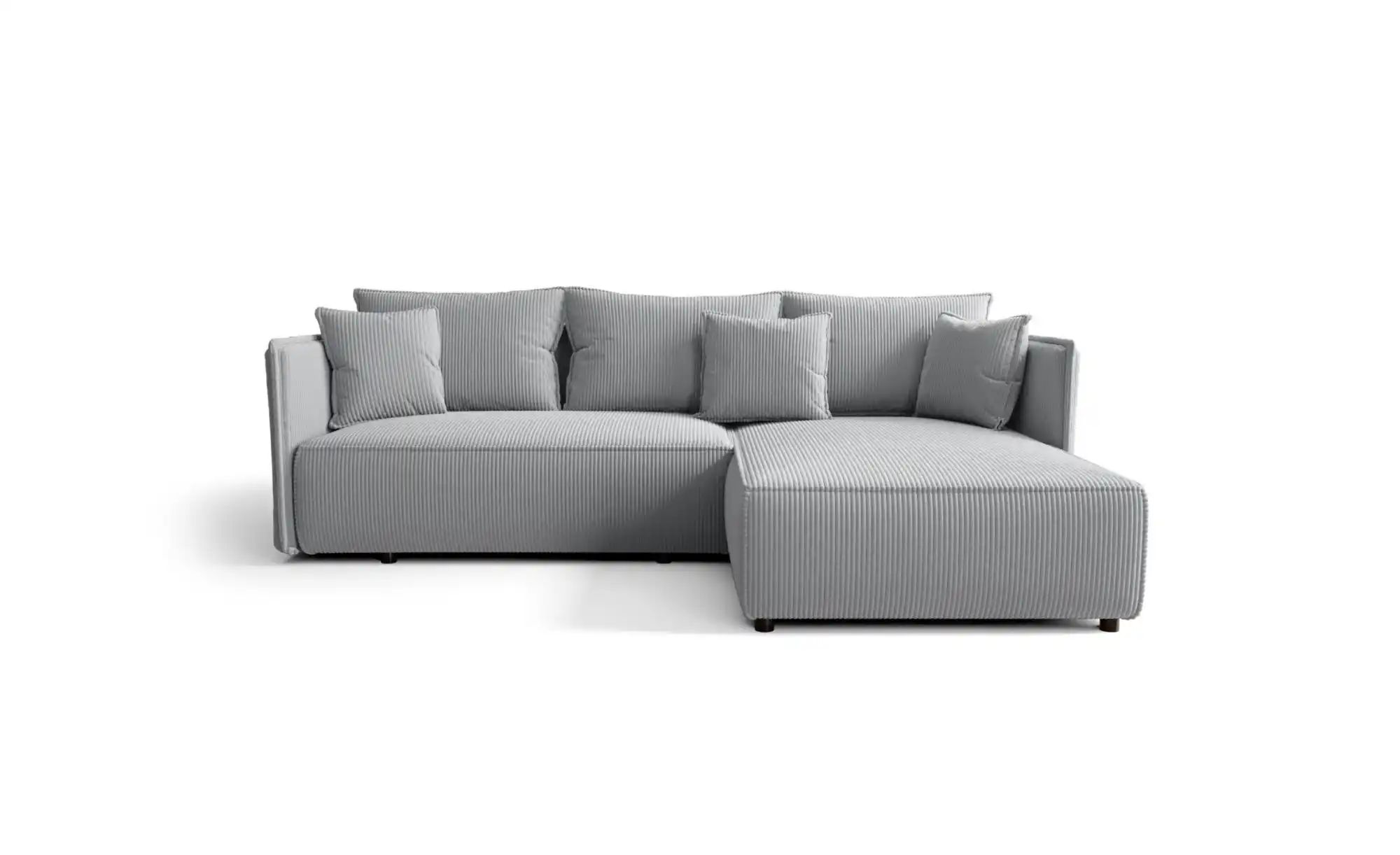 Ecksofa  Milano ¦ grau ¦ Maße (cm): B: 245 H: 85 Polstermöbel > Sofas > Eck günstig online kaufen
