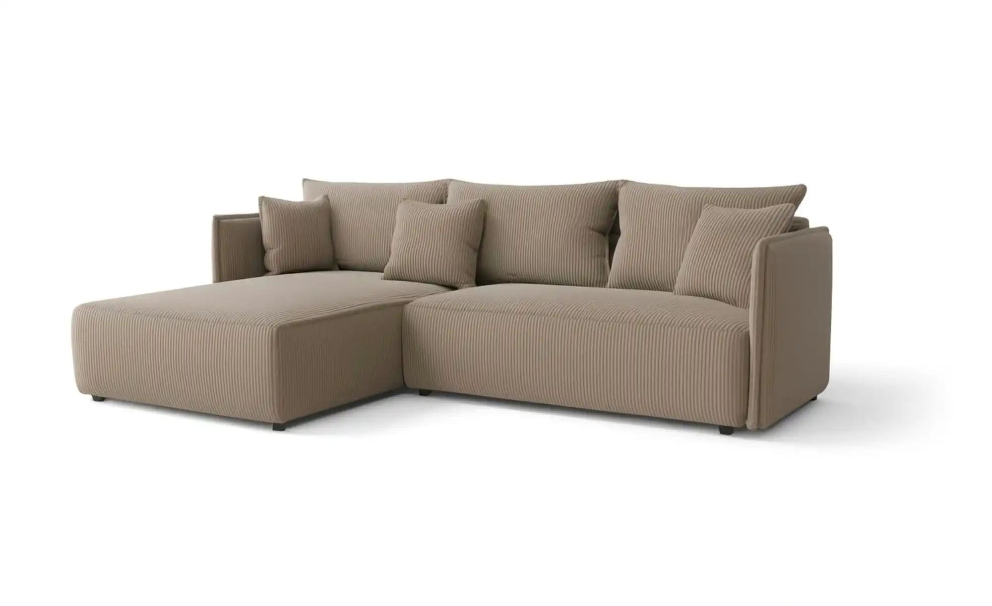 Ecksofa  Milano ¦ braun ¦ Maße (cm): B: 245 H: 85 Polstermöbel > Sofas > 3- günstig online kaufen