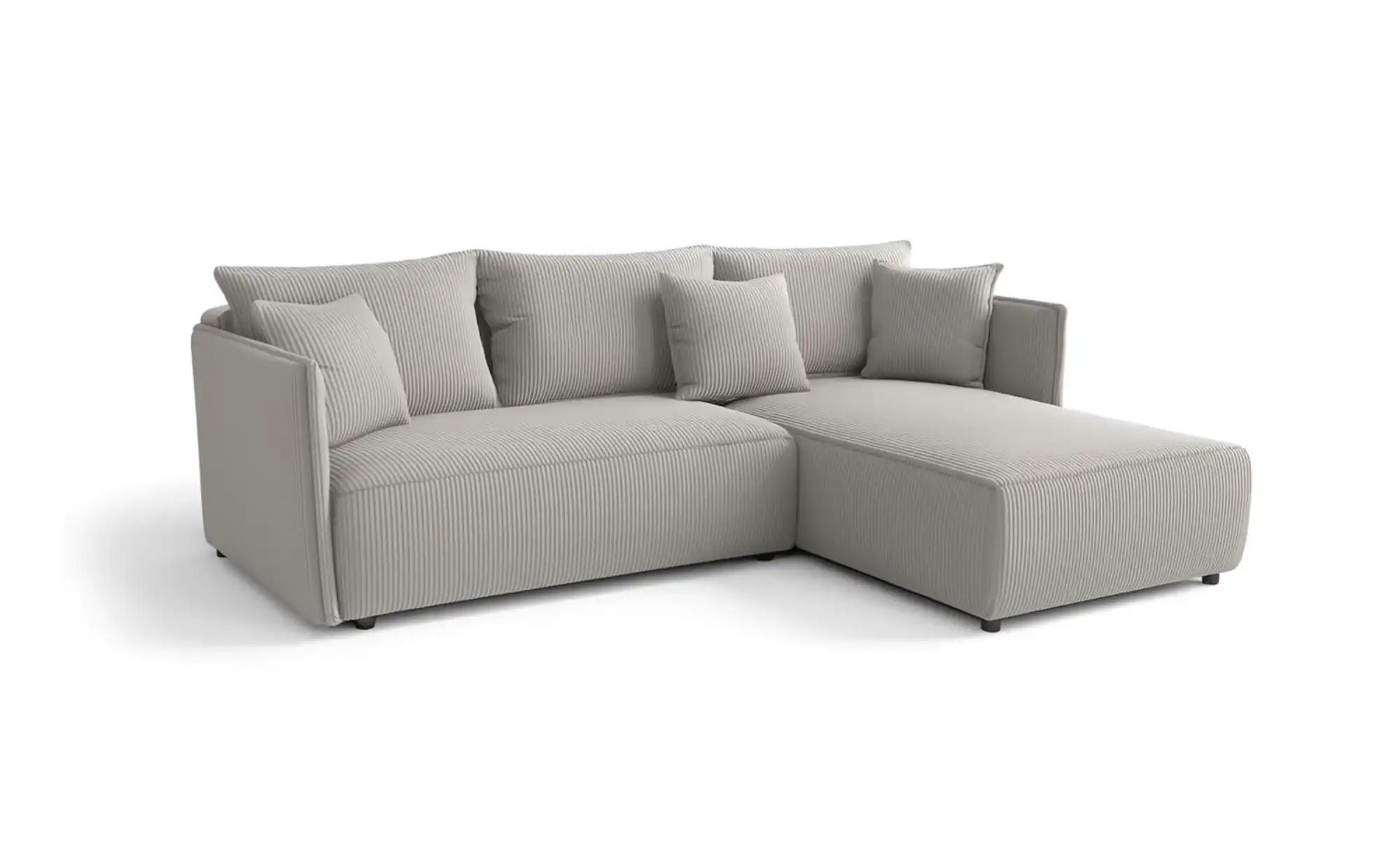 Ecksofa mit Schlaffunktion Milano ¦ grau ¦ Maße (cm): B: 245 H: 85 Polsterm günstig online kaufen