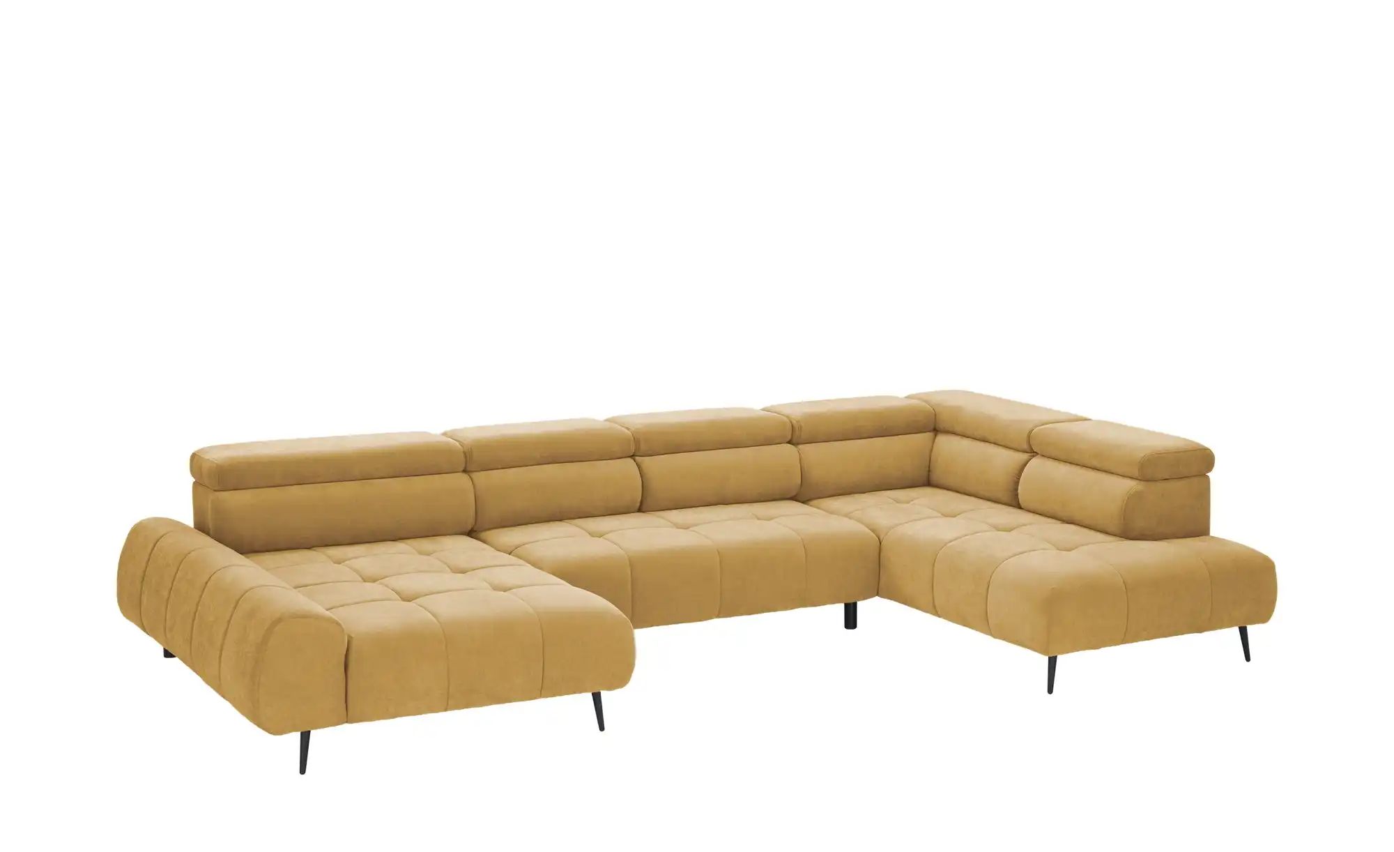 switch Wohnlandschaft  Mavel ¦ gelb ¦ Maße (cm): B: 367 H: 93 T: 208.0 Pols günstig online kaufen