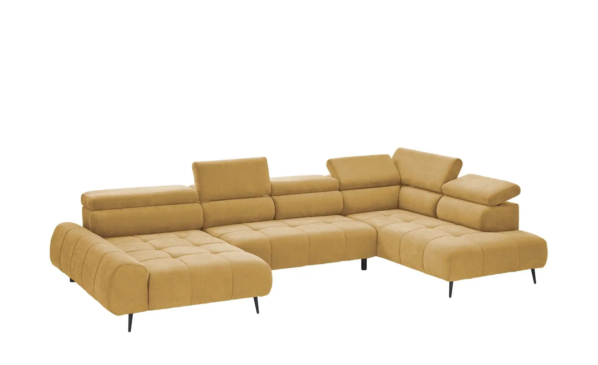 switch Wohnlandschaft  Mavel ¦ gelb ¦ Maße (cm): B: 367 H: 93 T: 208.0 Pols günstig online kaufen