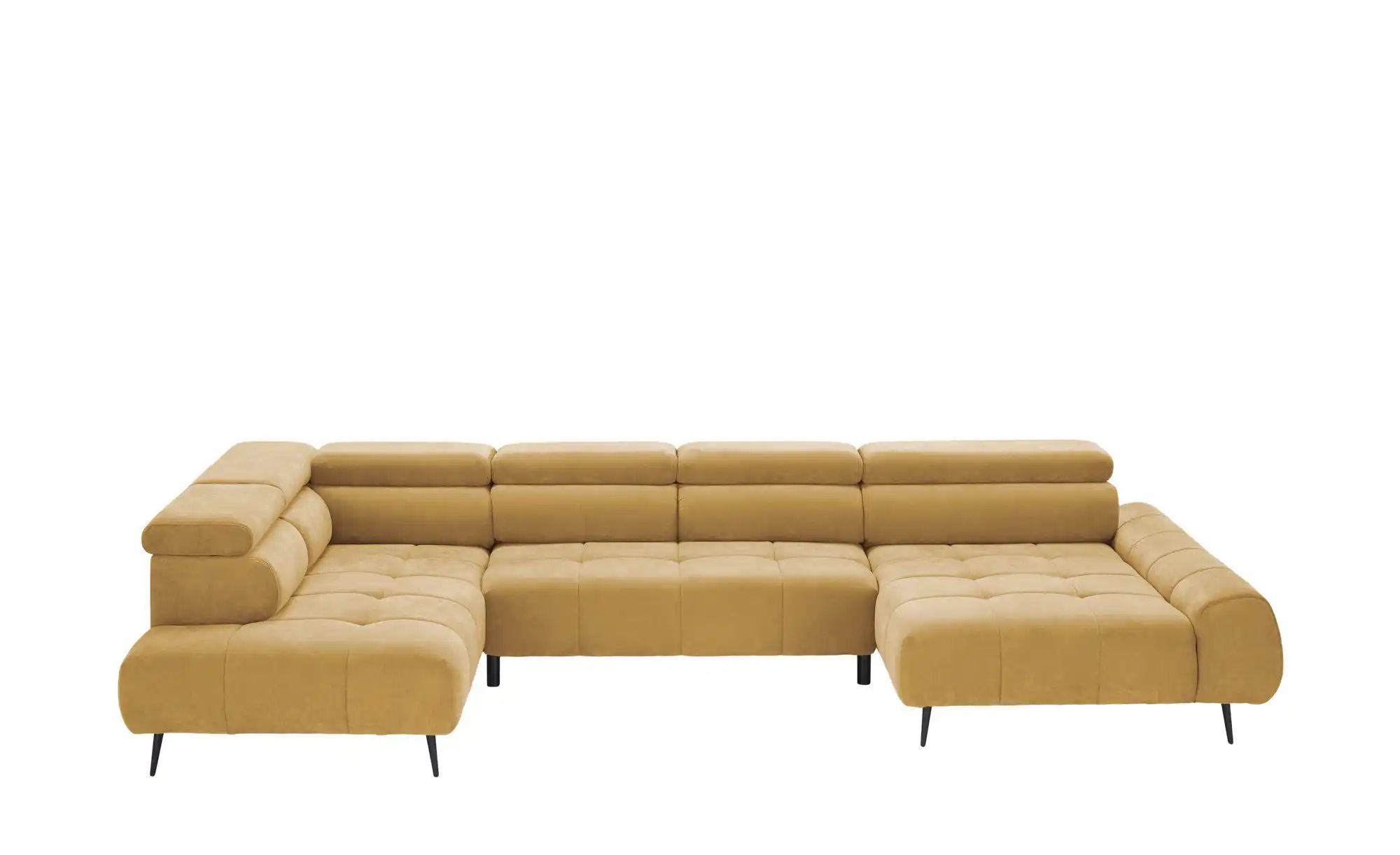 switch Wohnlandschaft  Mavel ¦ gelb ¦ Maße (cm): B: 367 H: 93 T: 208.0 Pols günstig online kaufen