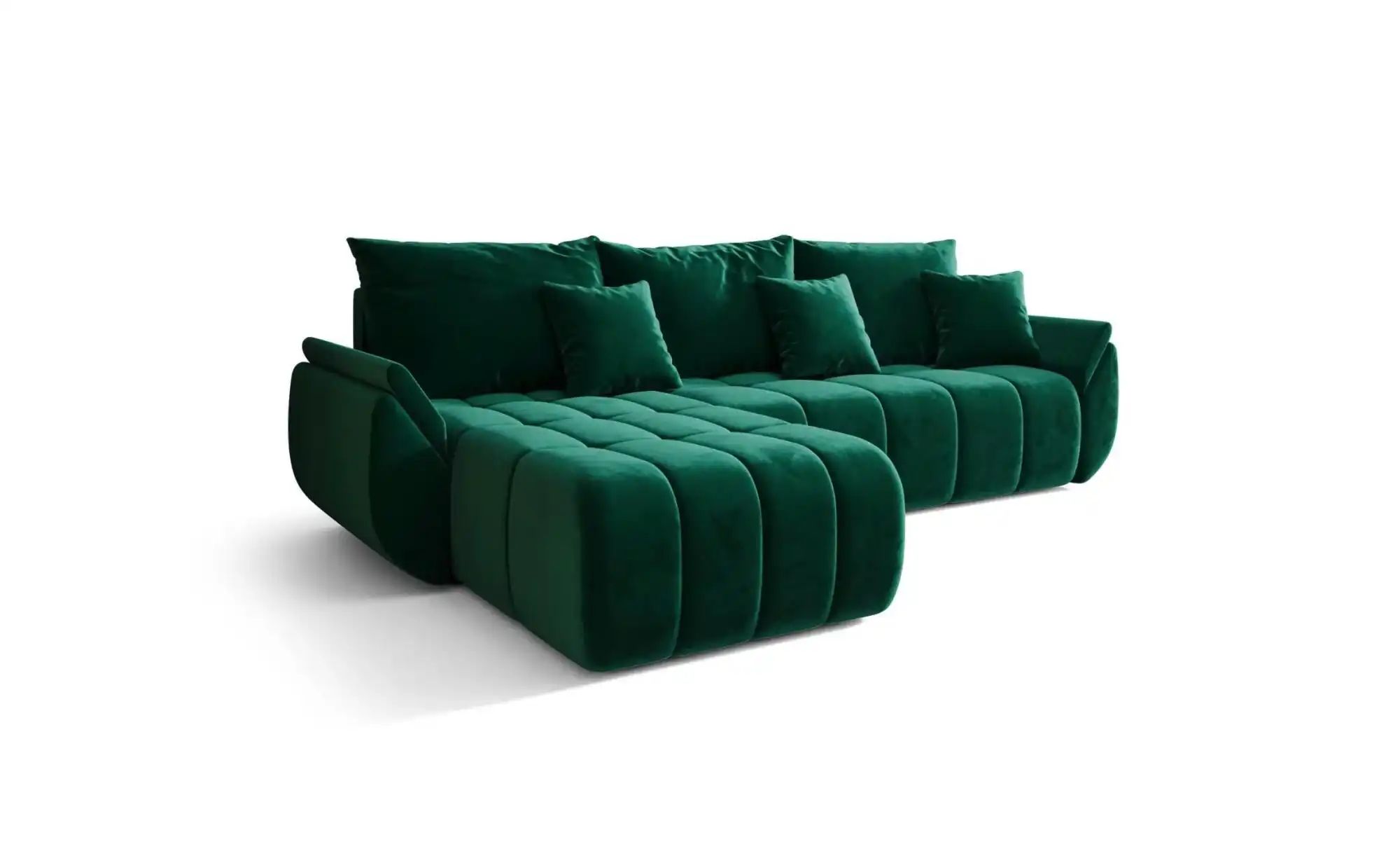Ecksofa  Tokyo ¦ grün ¦ Maße (cm): B: 280 H: 85 Polstermöbel > Sofas > Ecks günstig online kaufen