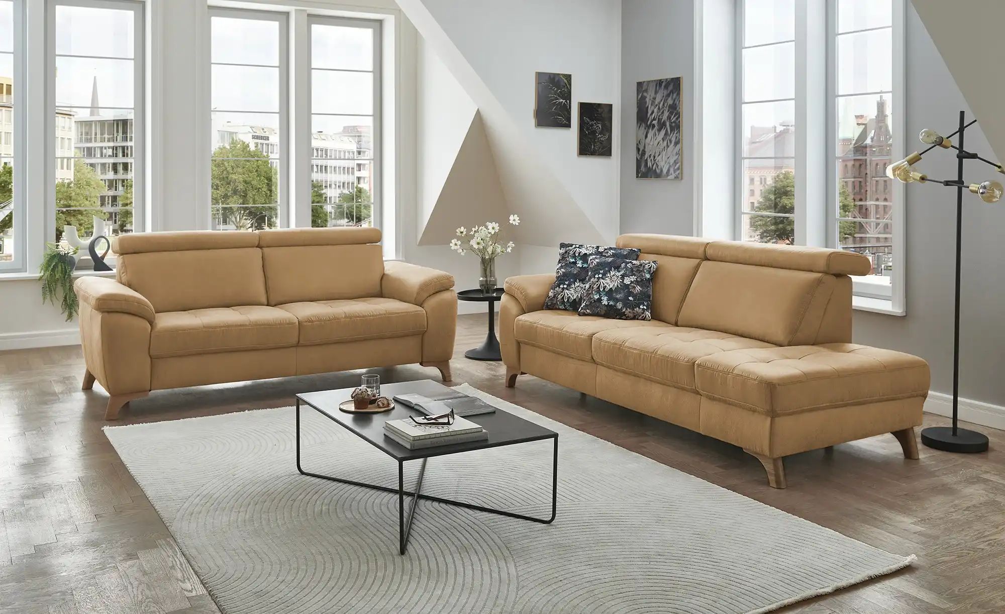 Thumbnail - meinSofa Einzelsofa  Chloris ¦ braun ¦ Maße (cm): B: 200 H: 107 T: 102.0 Polstermöbel > Sofas > 2-Sitzer - Höffner