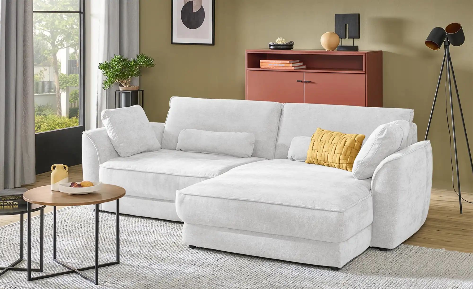 Thumbnail - Lounge Collection Ecksofa  Erion ¦ weiß ¦ Maße (cm): B: 264 H: 83 T: 200.0 Polstermöbel > Sofas > Ecksofas - Höffner