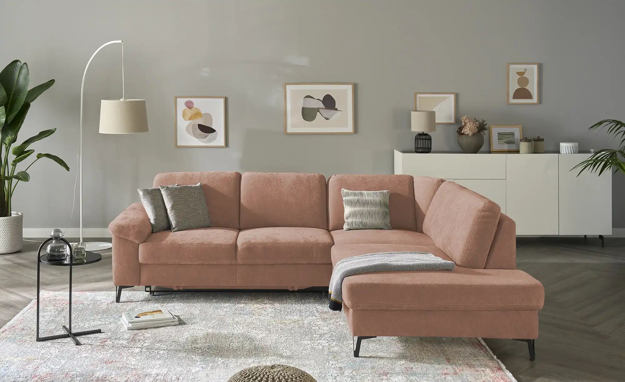 Ecksofa  Coco ¦ rot ¦ Maße (cm): B: 283 H: 89 T: 210.0 Polstermöbel > Sofas günstig online kaufen