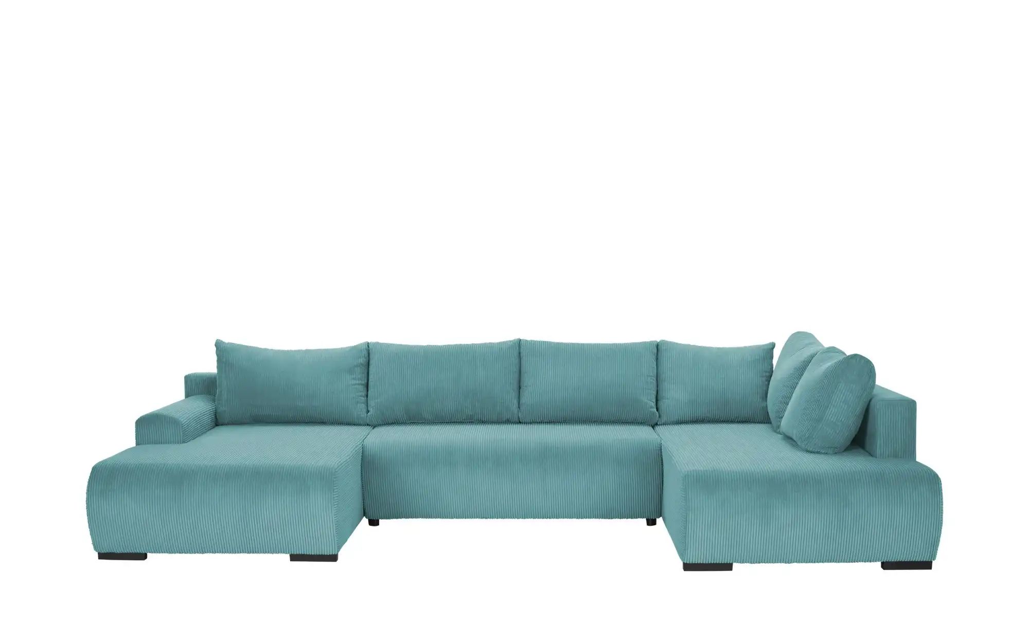 smart Wohnlandschaft  Nelly ¦ türkis/petrol ¦ Maße (cm): B: 345 H: 85 T: 20 günstig online kaufen