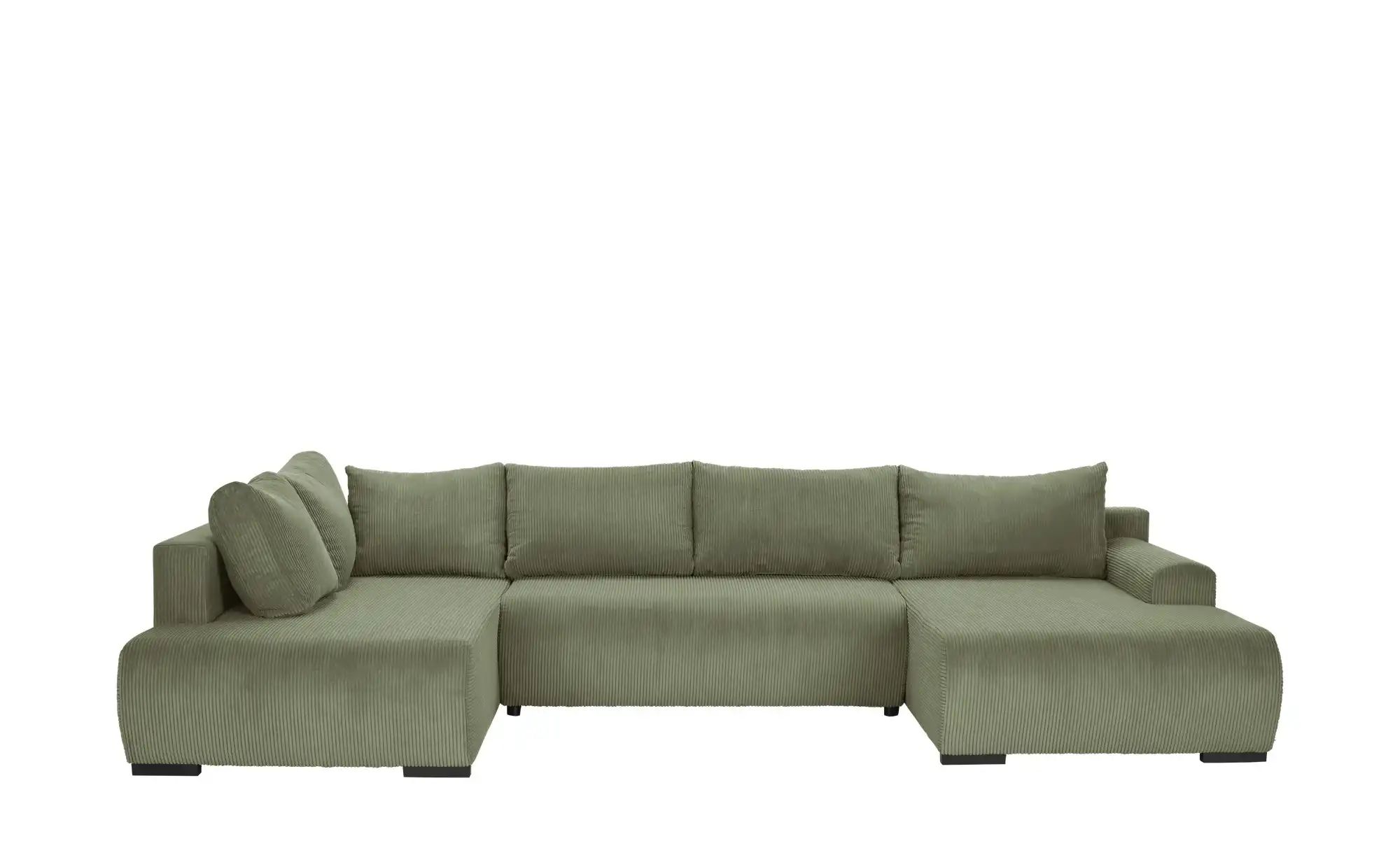 smart Wohnlandschaft  Nelly ¦ grün ¦ Maße (cm): B: 345 H: 85 T: 202.0 Polst günstig online kaufen