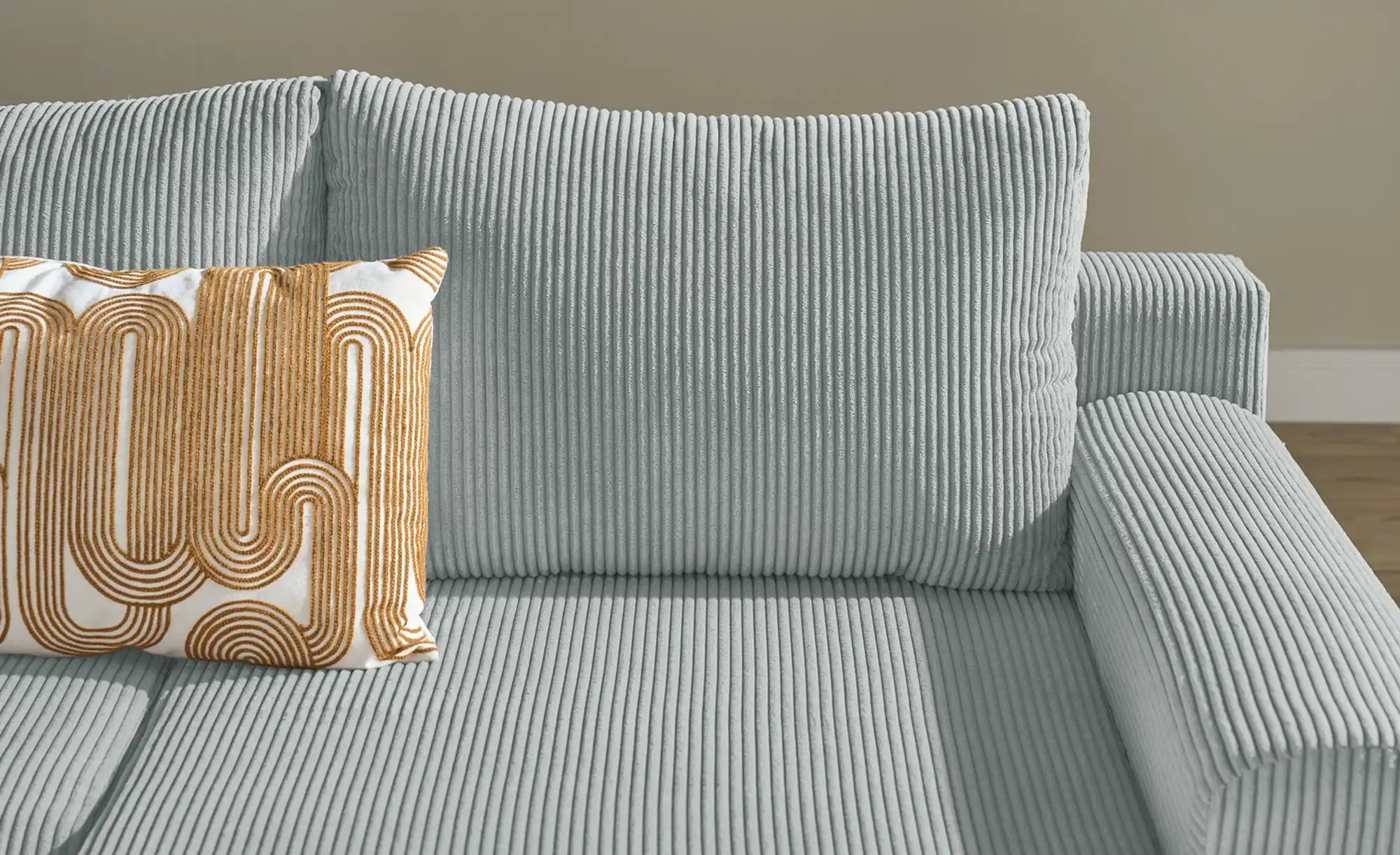 Thumbnail - smart Wohnlandschaft  Nelly ¦ grau ¦ Maße (cm): B: 345 H: 85 T: 202.0 Polstermöbel > Sofas > Wohnlandschaften - Höffner