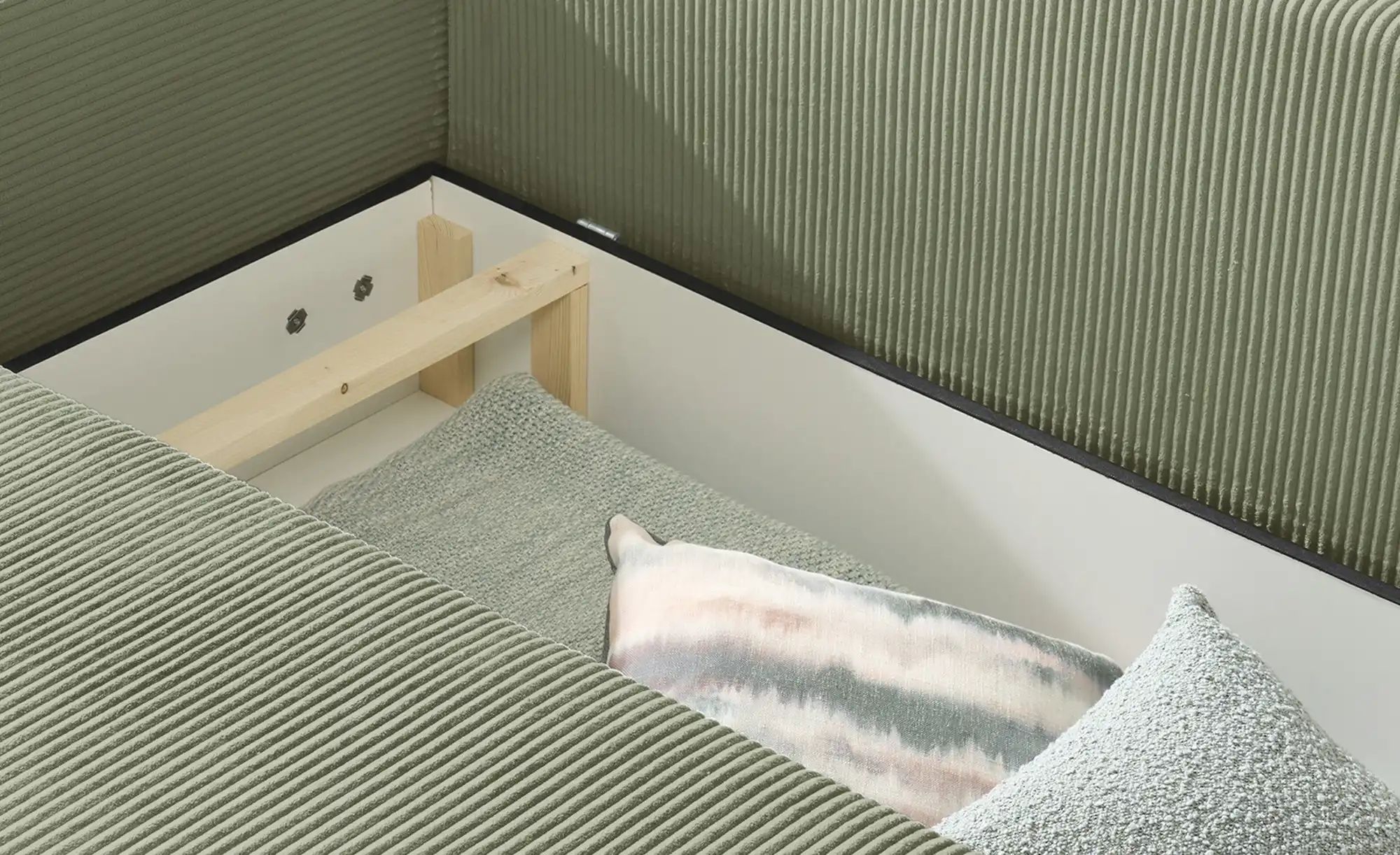 smart Ecksofa  Nelly ¦ grün ¦ Maße (cm): B: 270 H: 85 T: 185.0 Polstermöbel günstig online kaufen